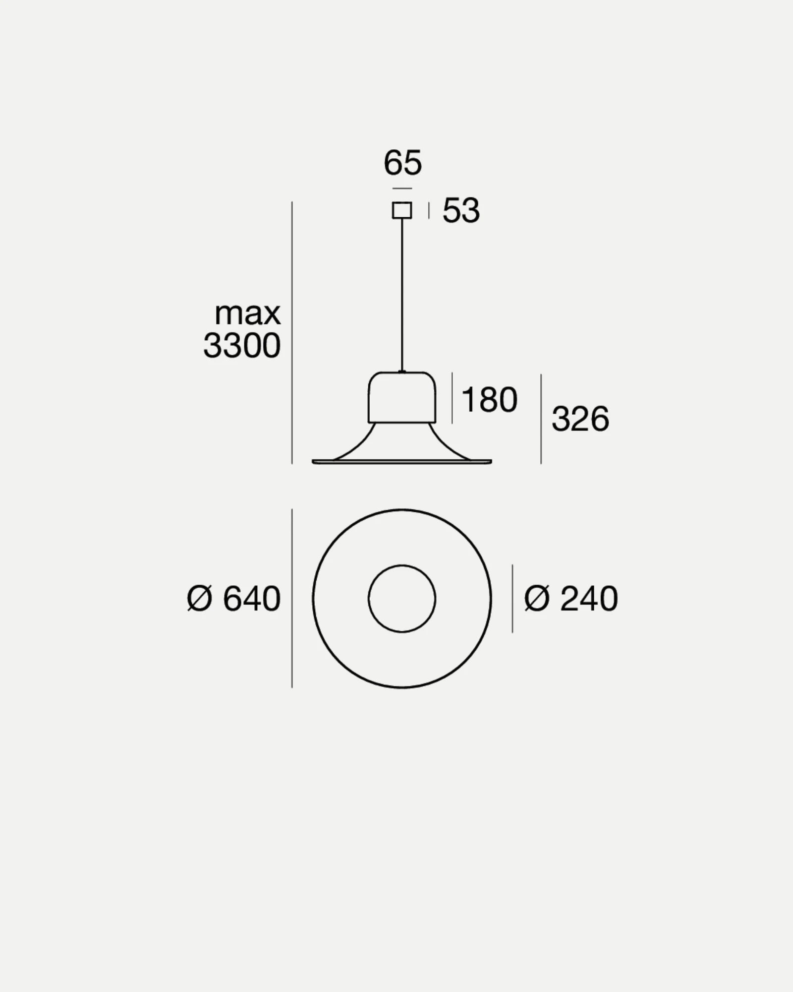 Campana Pendant Light