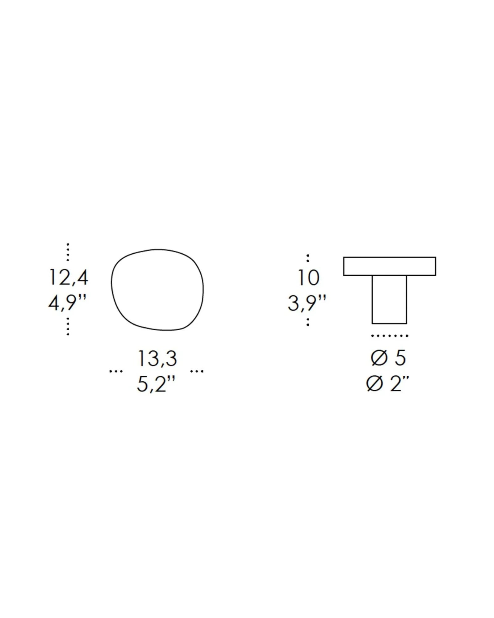 Ciottolo Bollard Light