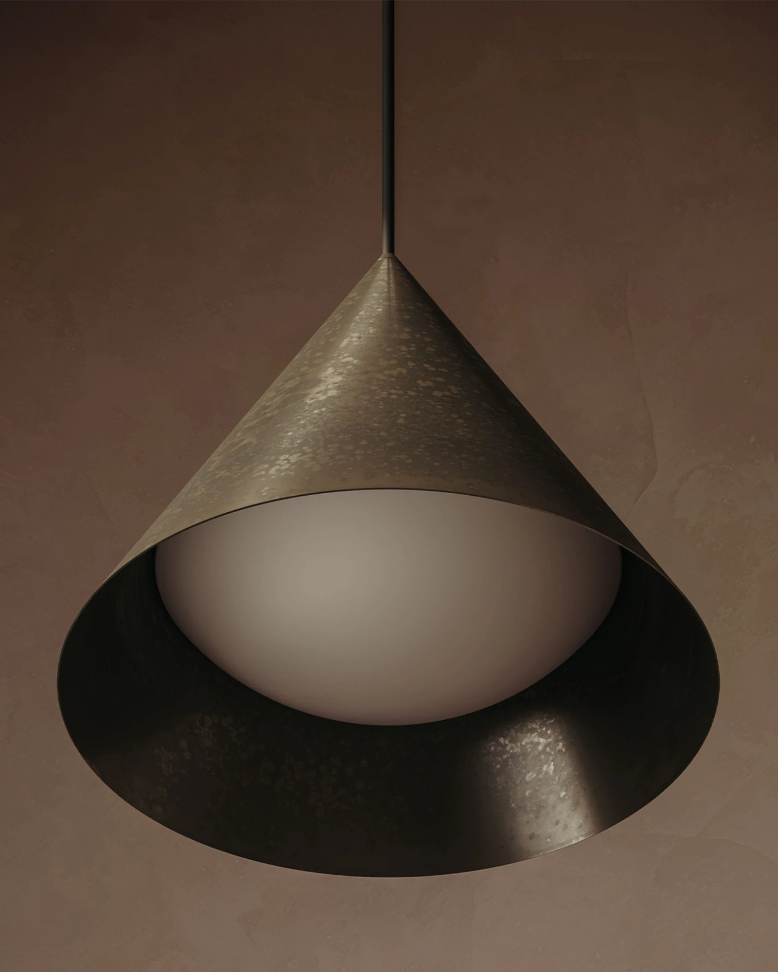 Cone Outdoor Pendant Light