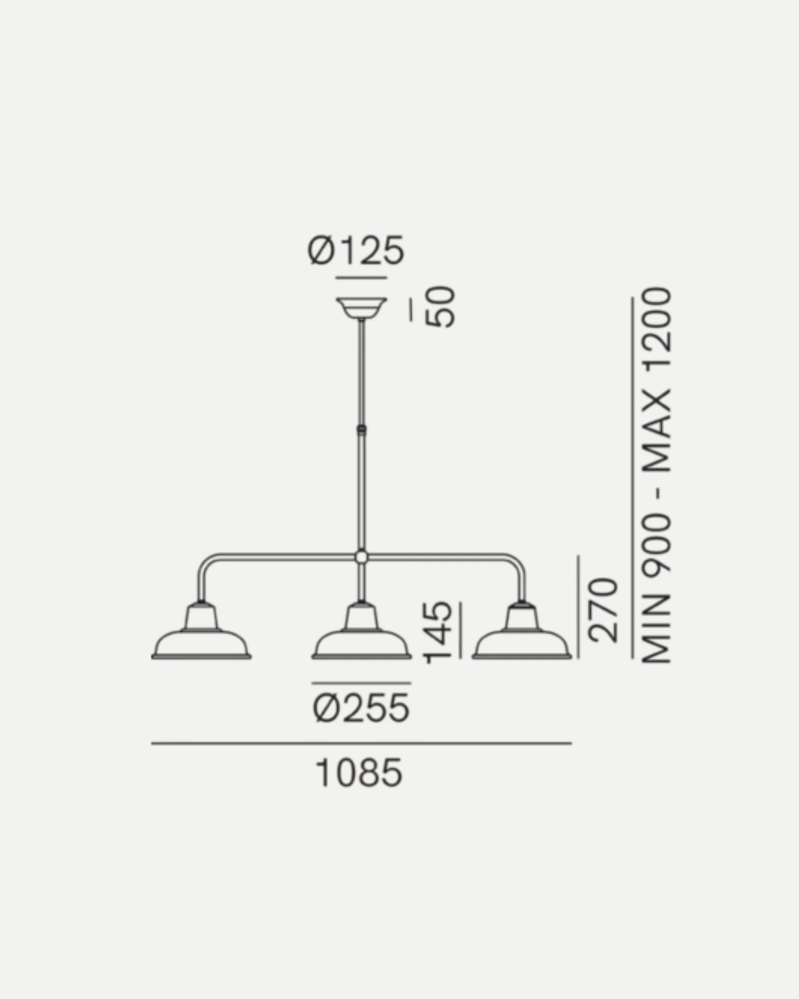 Contrada 3lt Pendant Light