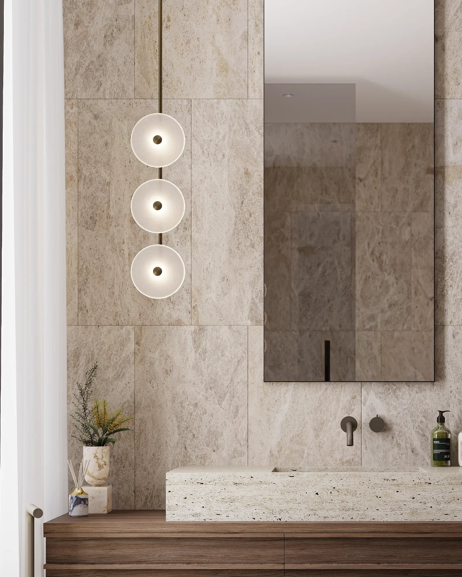 Coral Trio Pendant Light