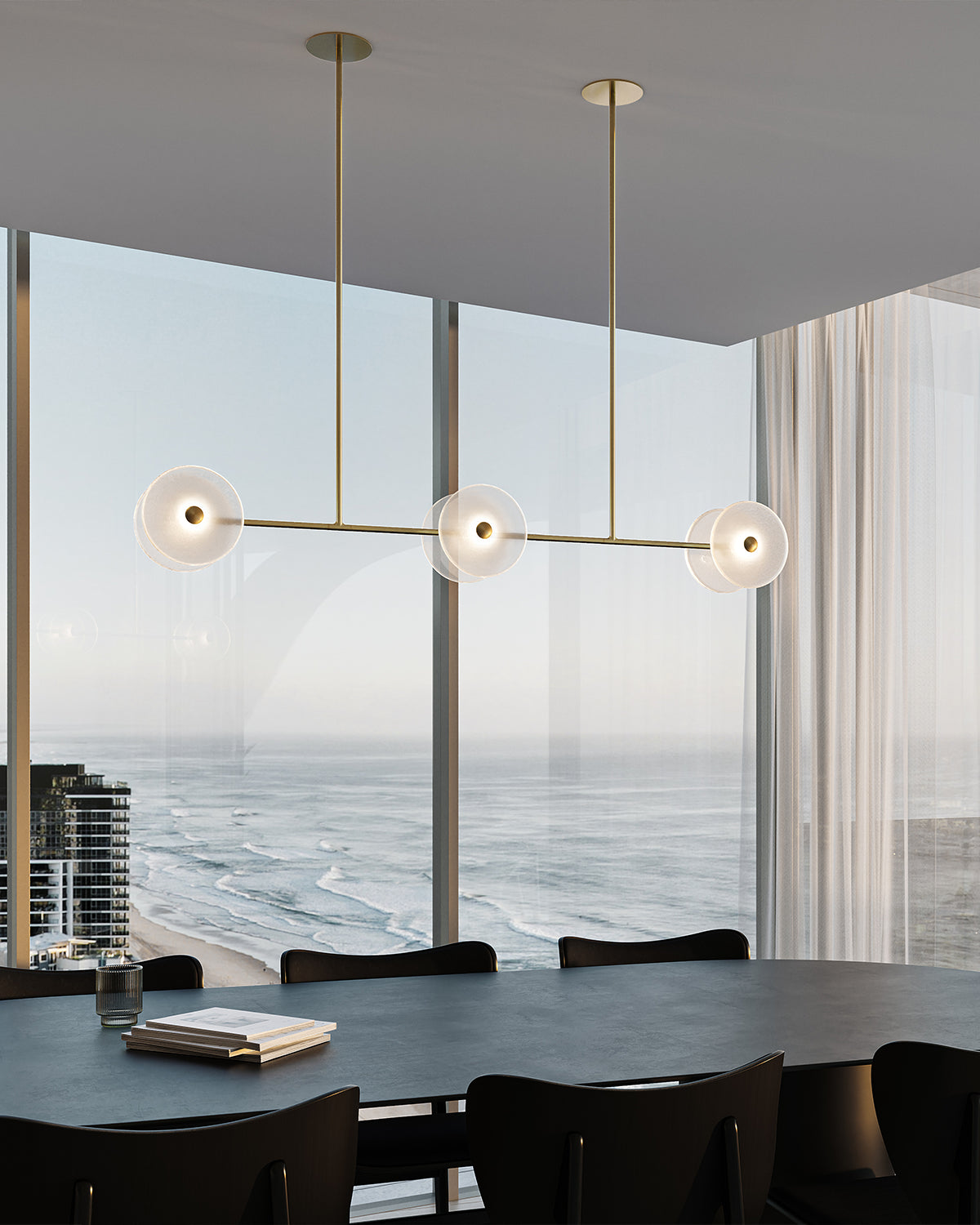 Coral Linear 6lt Pendant Light