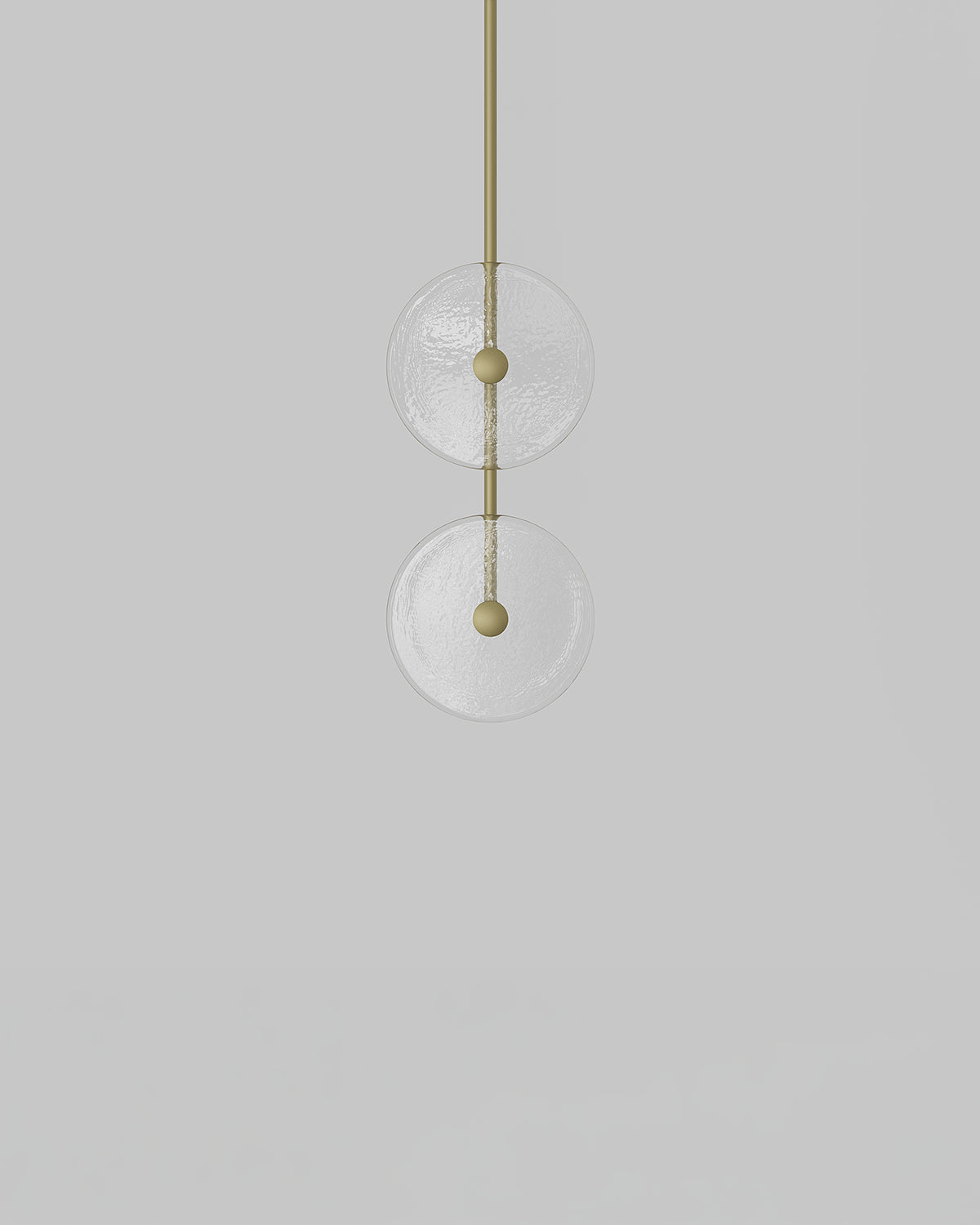 Coral Double Centred Fixed Pendant Light