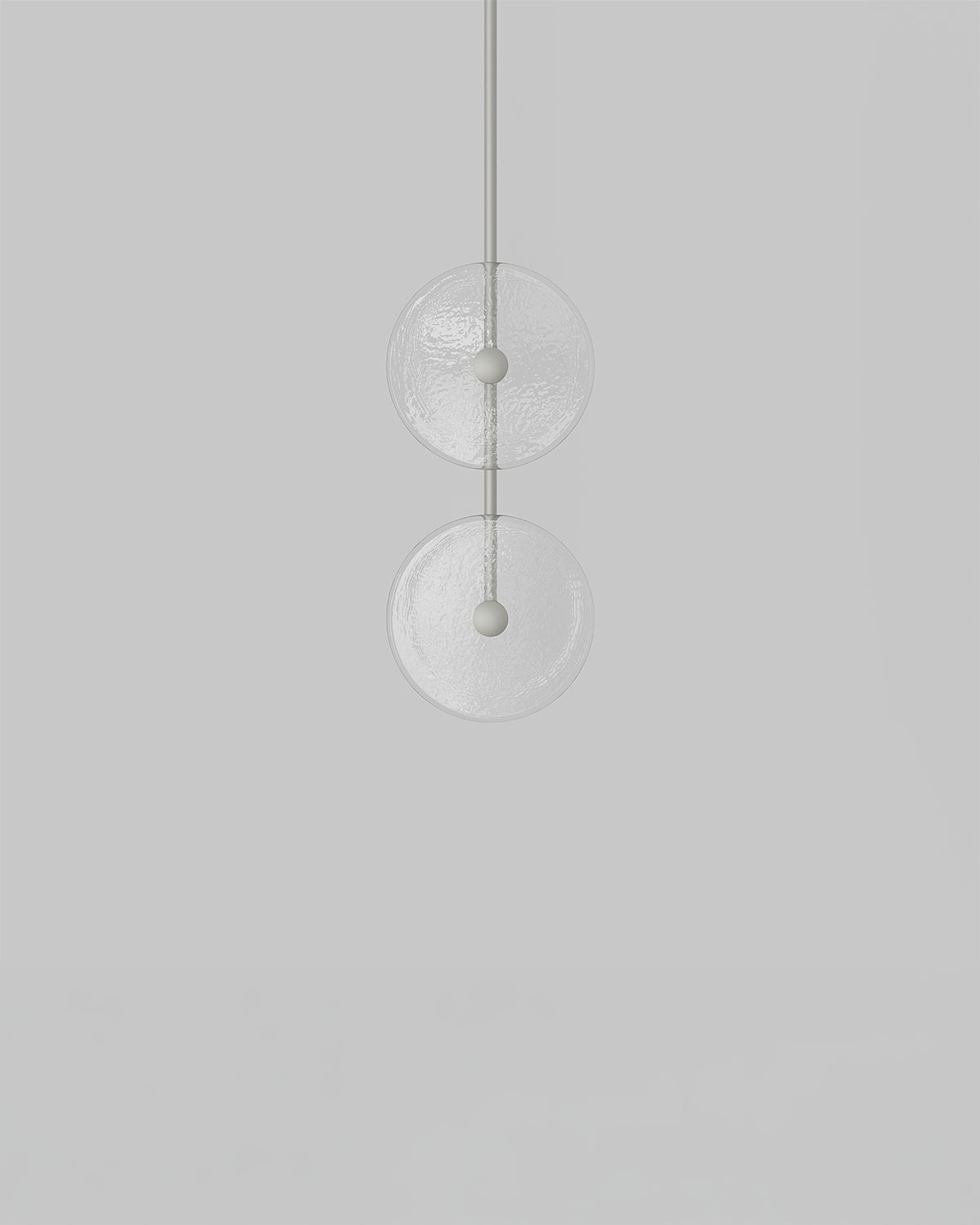 Coral Double Centred Fixed Pendant Light