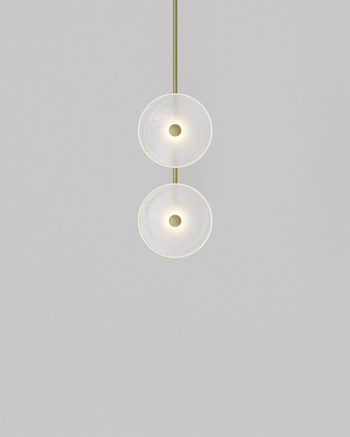 Coral Double Centred Fixed Pendant Light