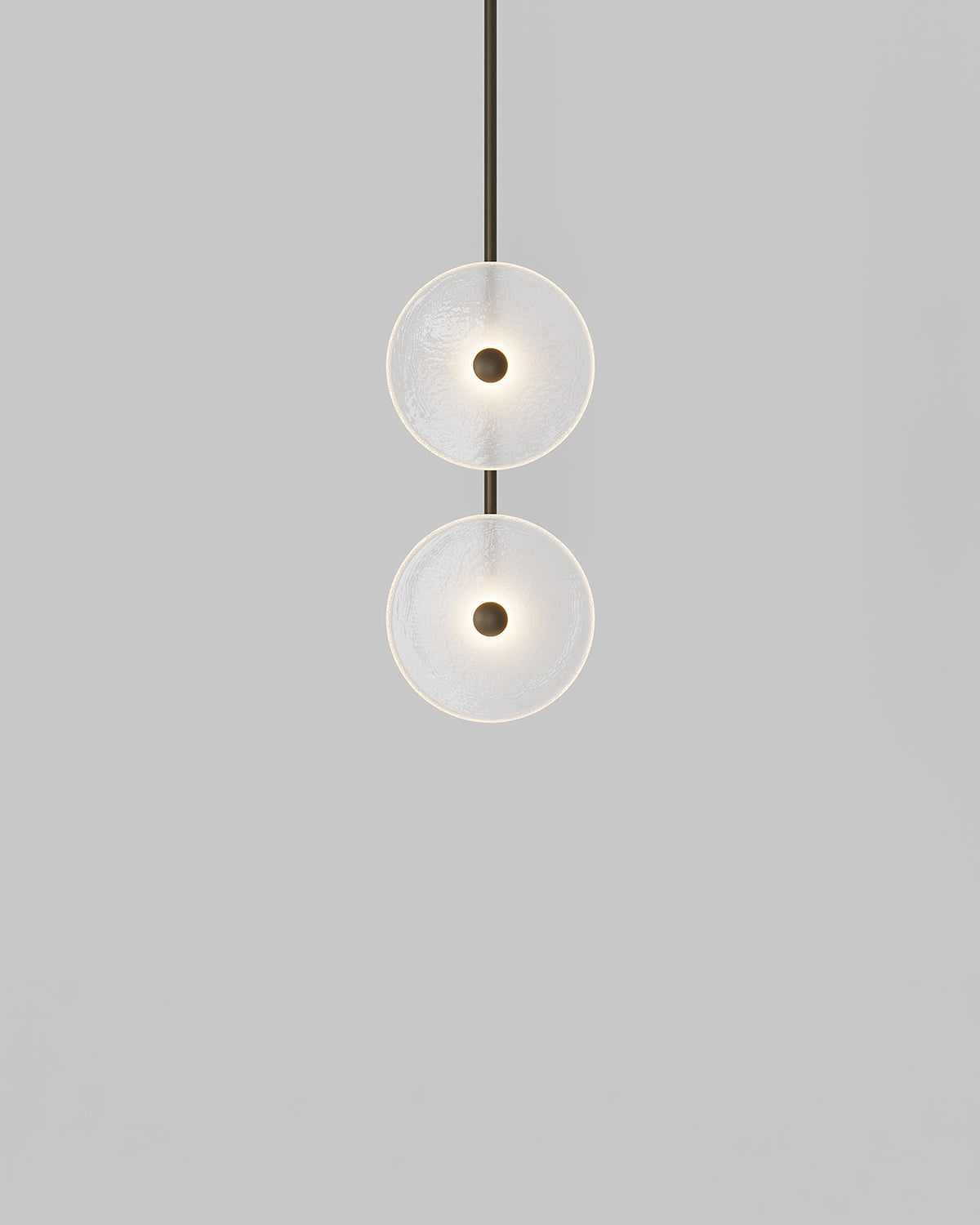 Coral Double Centred Fixed Pendant Light