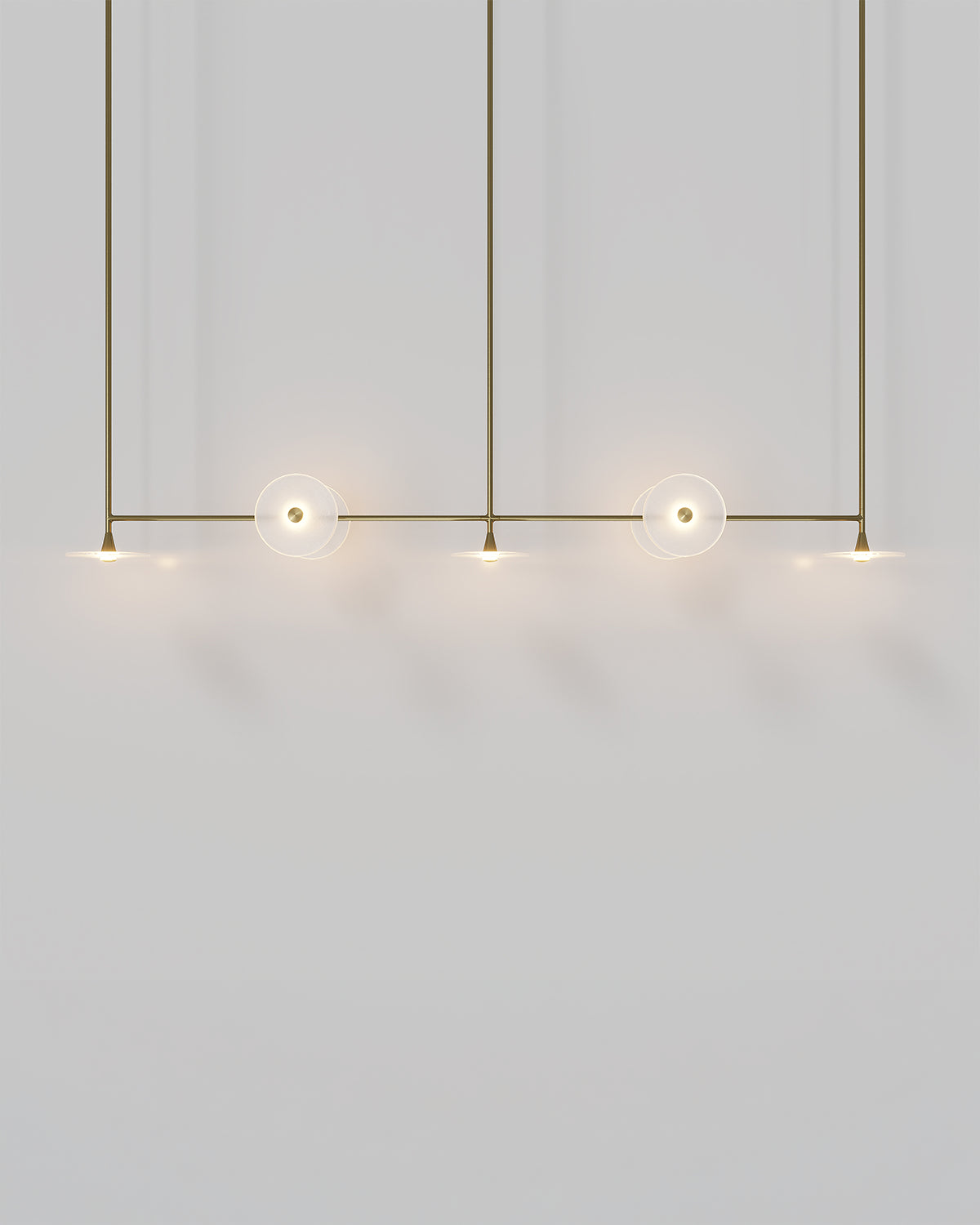 Coral Linear Rod 7lt Pendant Light