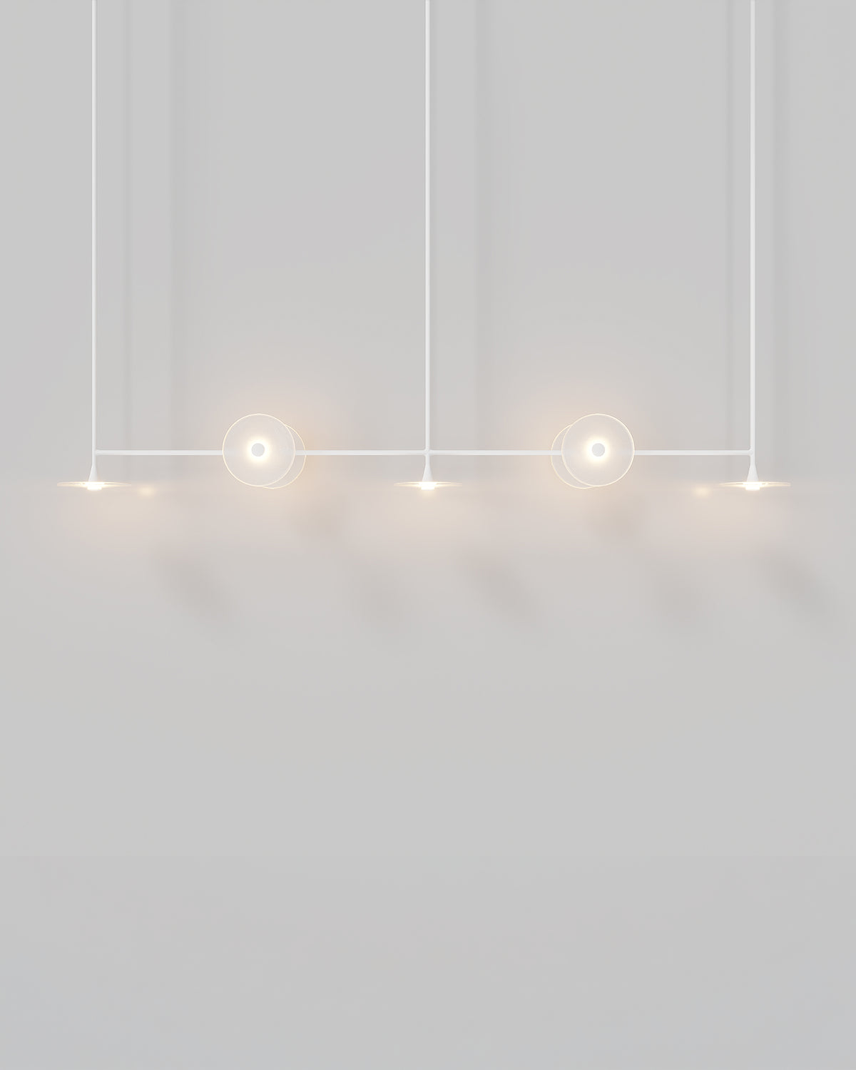 Coral Linear Rod 7lt Pendant Light