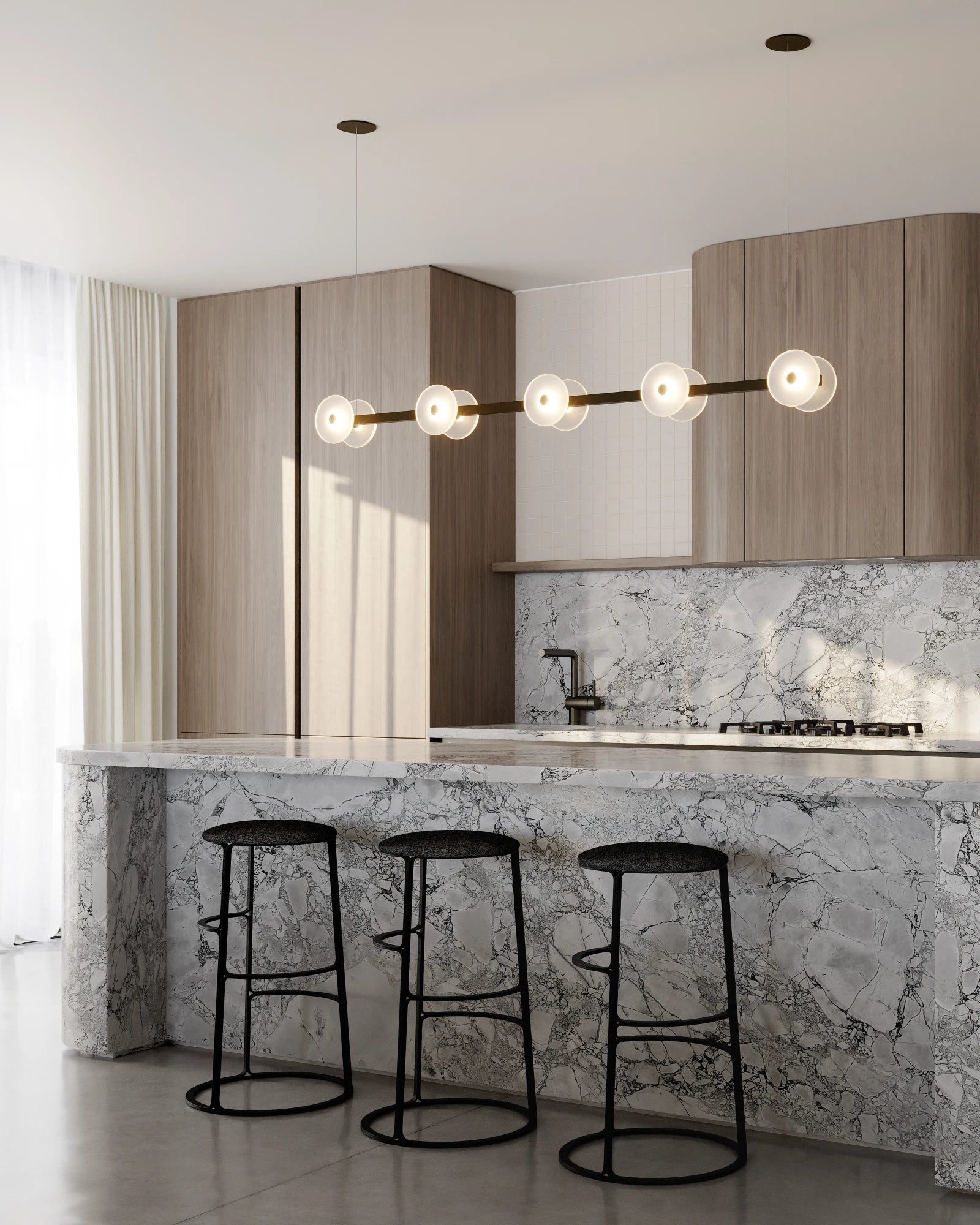Coral Linear Bar Pendant Light