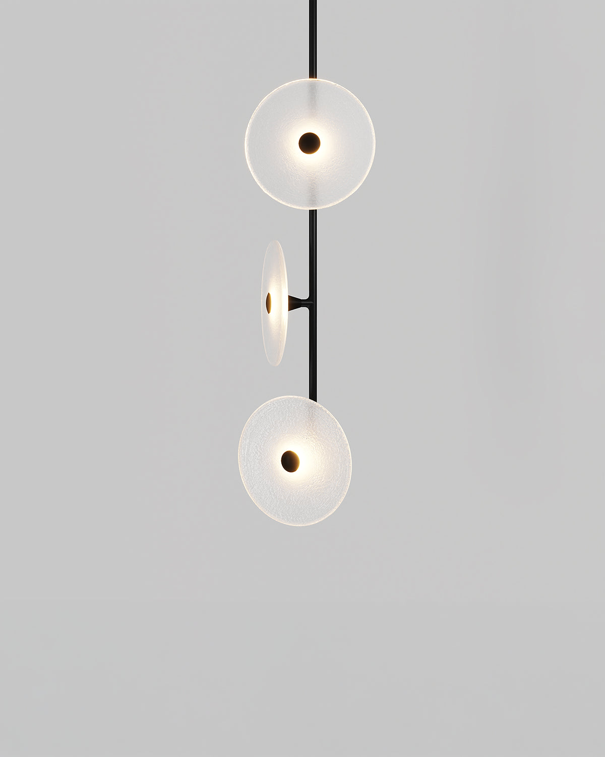 Coral Trio Off Centred 180° Pendant Light