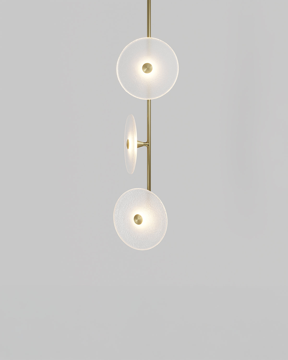 Coral Trio Off Centred 180° Pendant Light