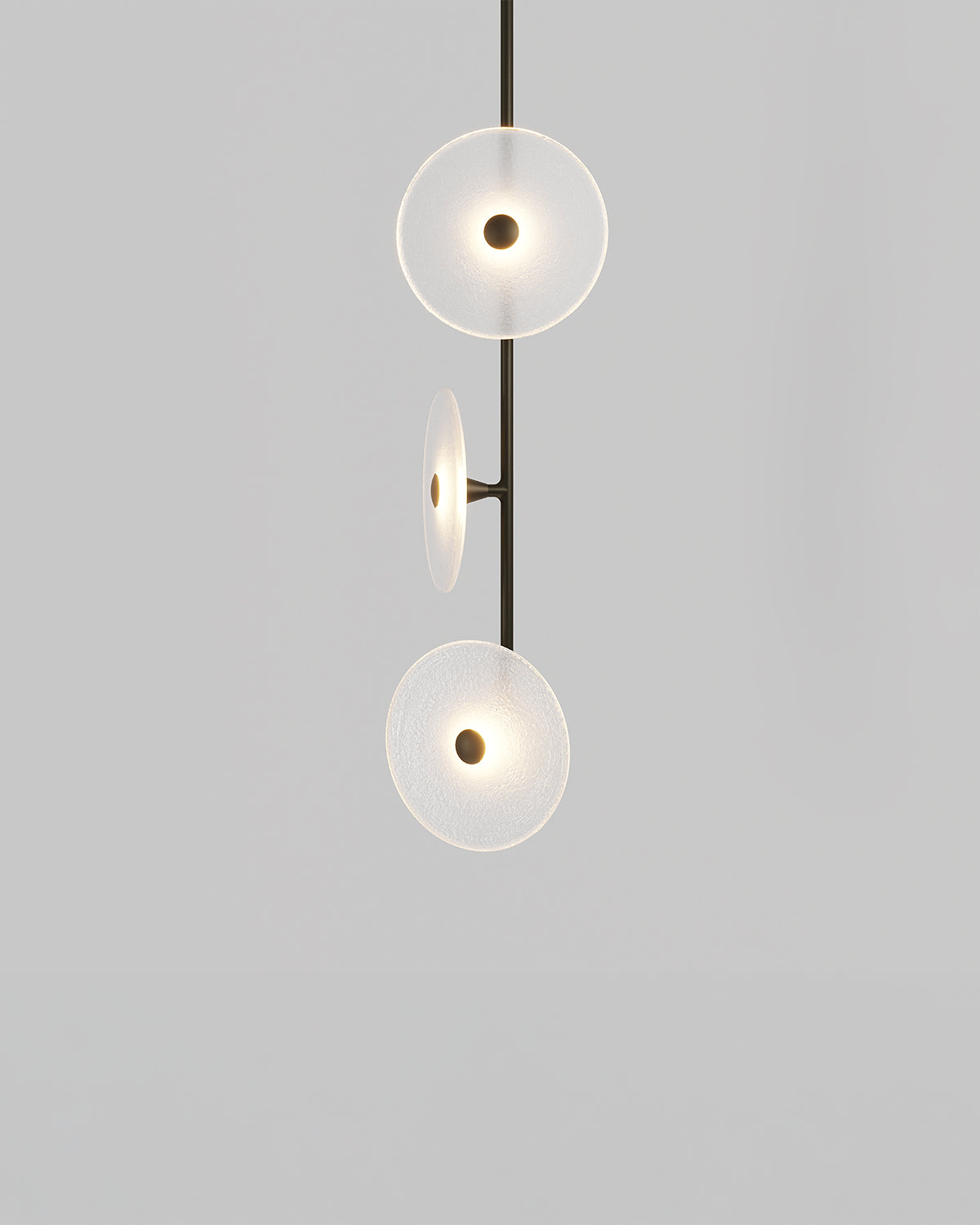 Coral Trio Off Centred 180° Pendant Light