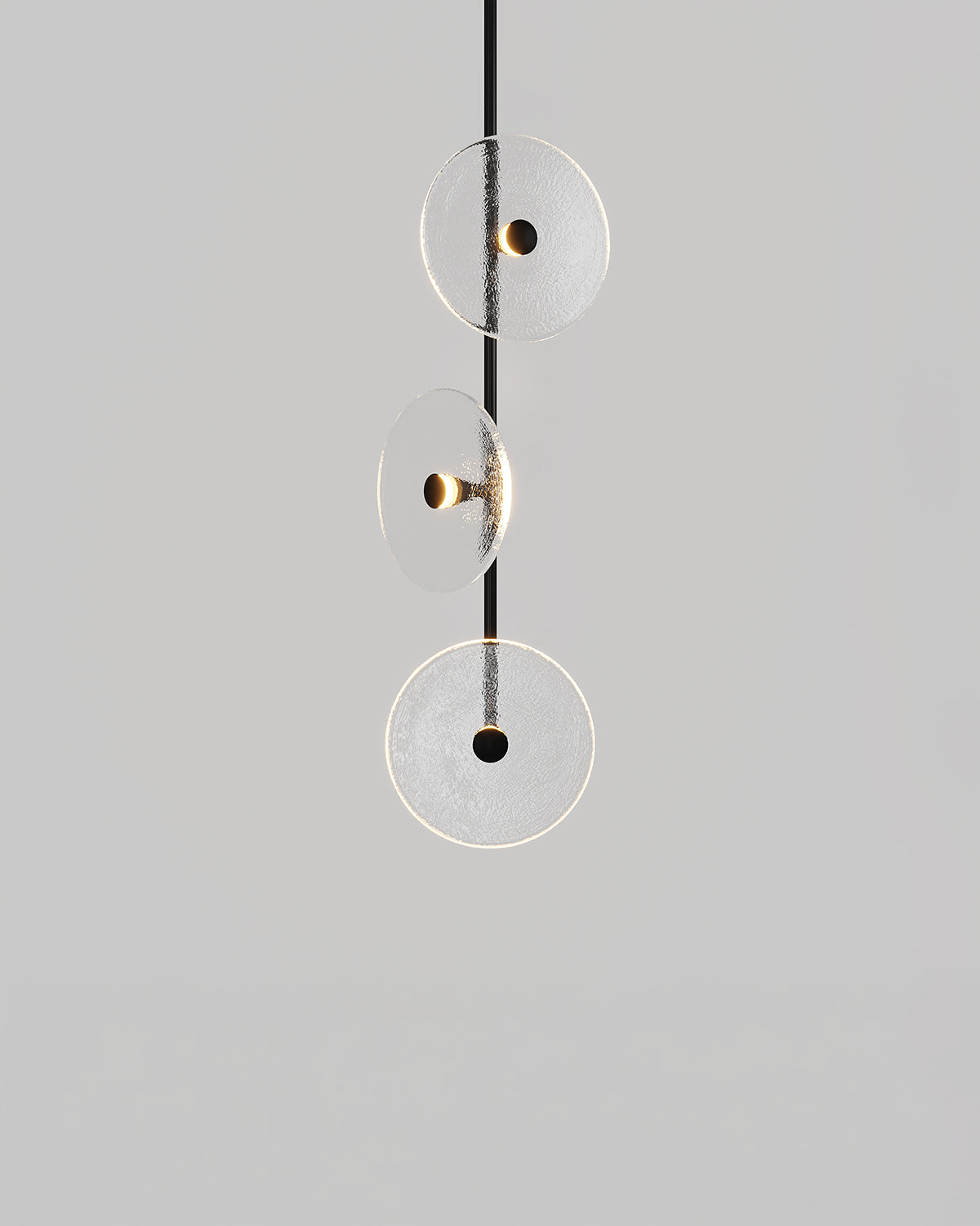 Coral Trio Off Centred 180° Pendant Light