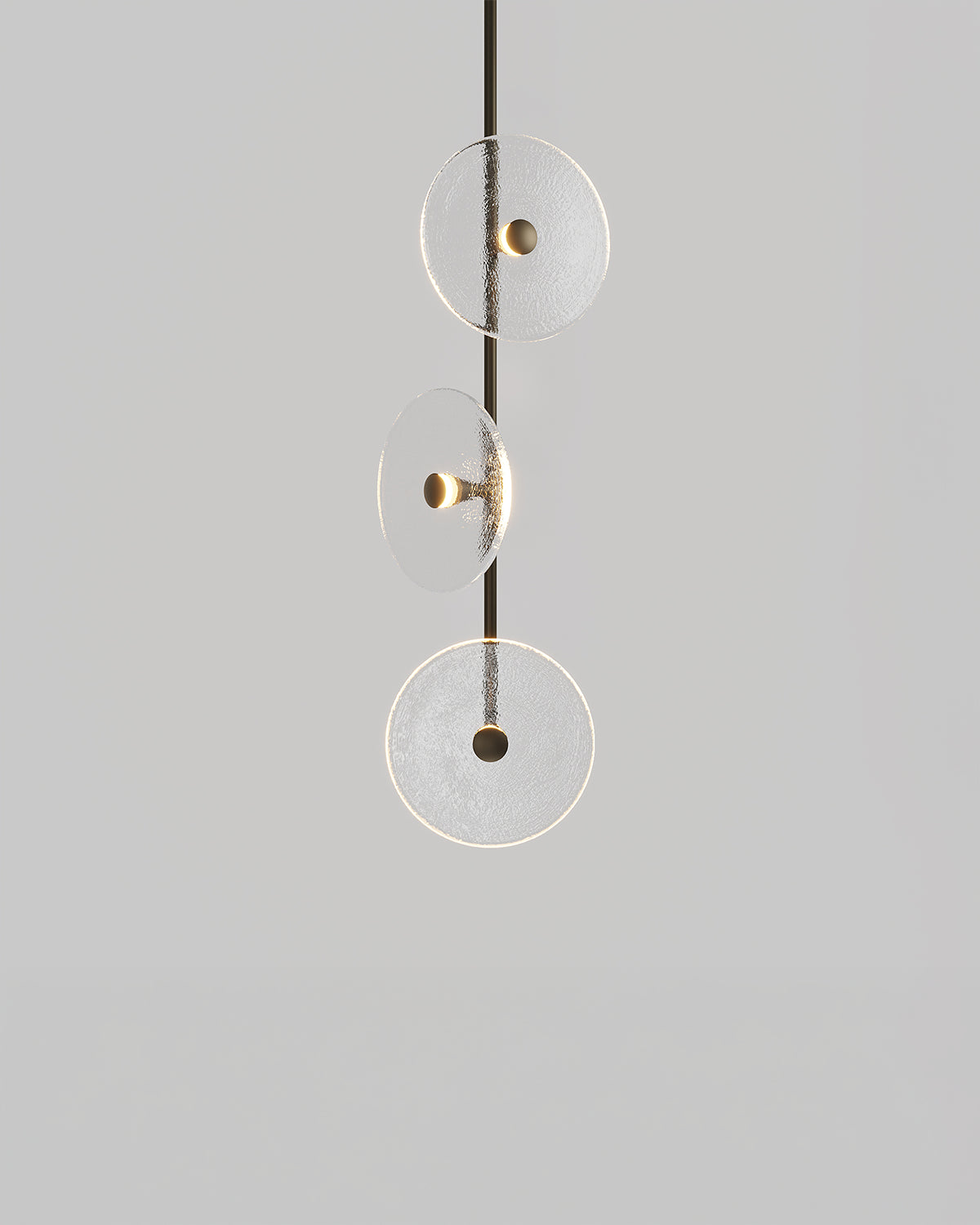 Coral Trio Off Centred 180° Pendant Light