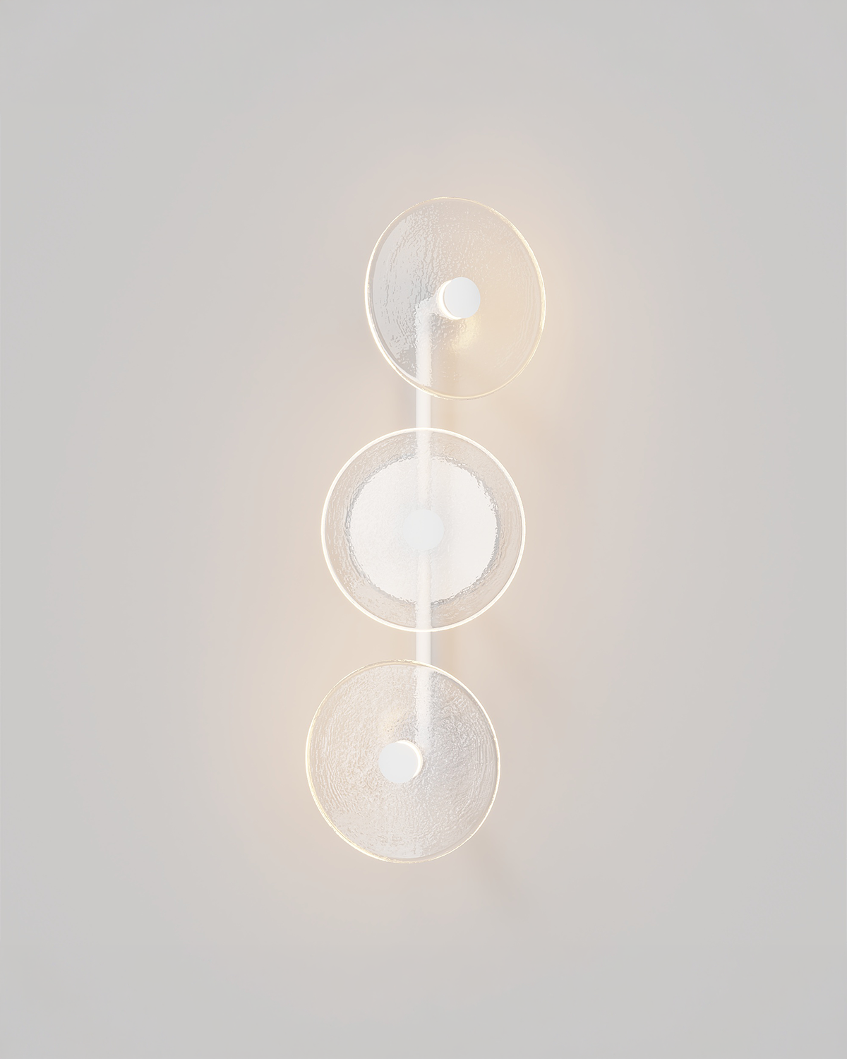 Coral Trio Rod Off Centred Wall Light