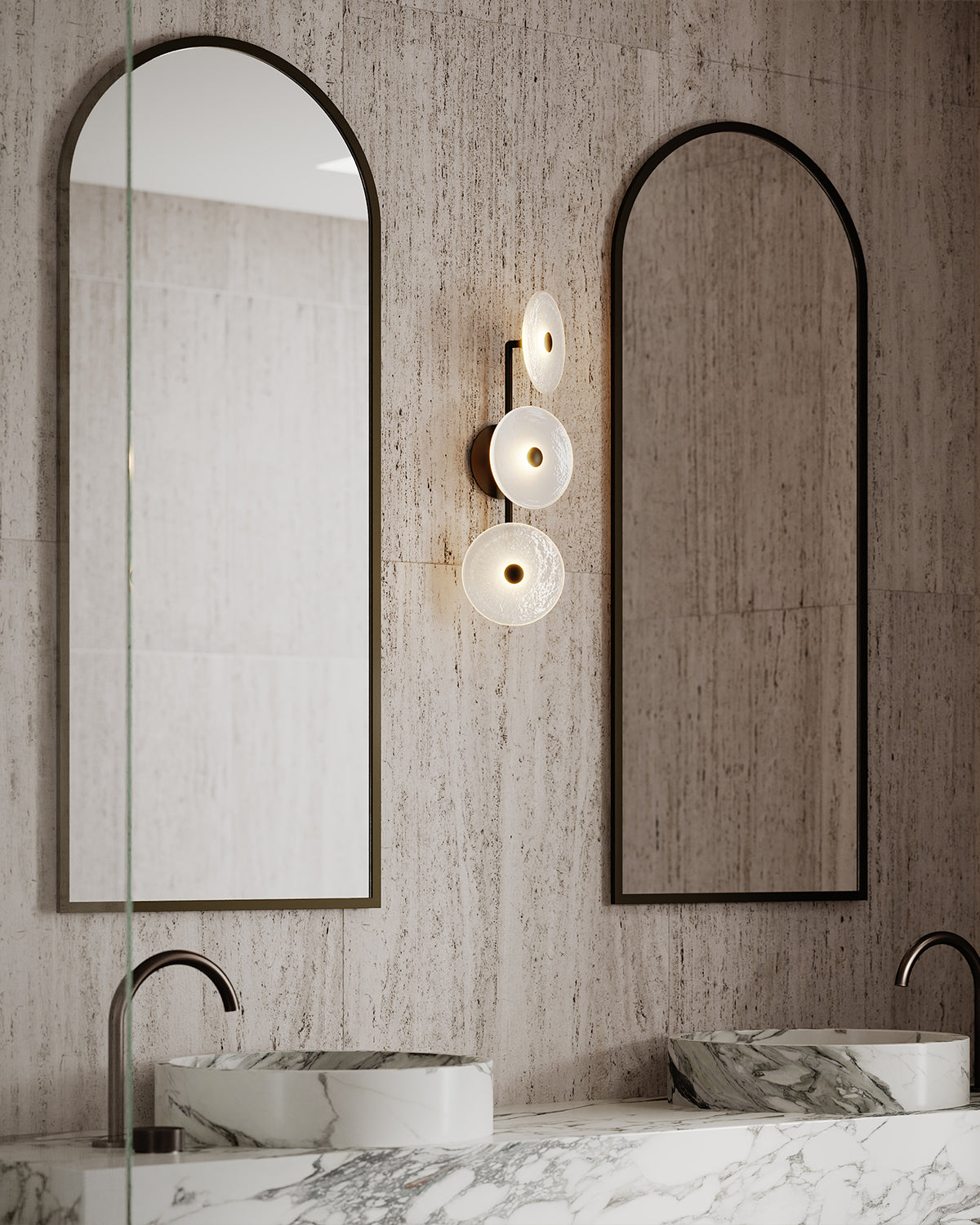 Coral Trio Rod Wall Light