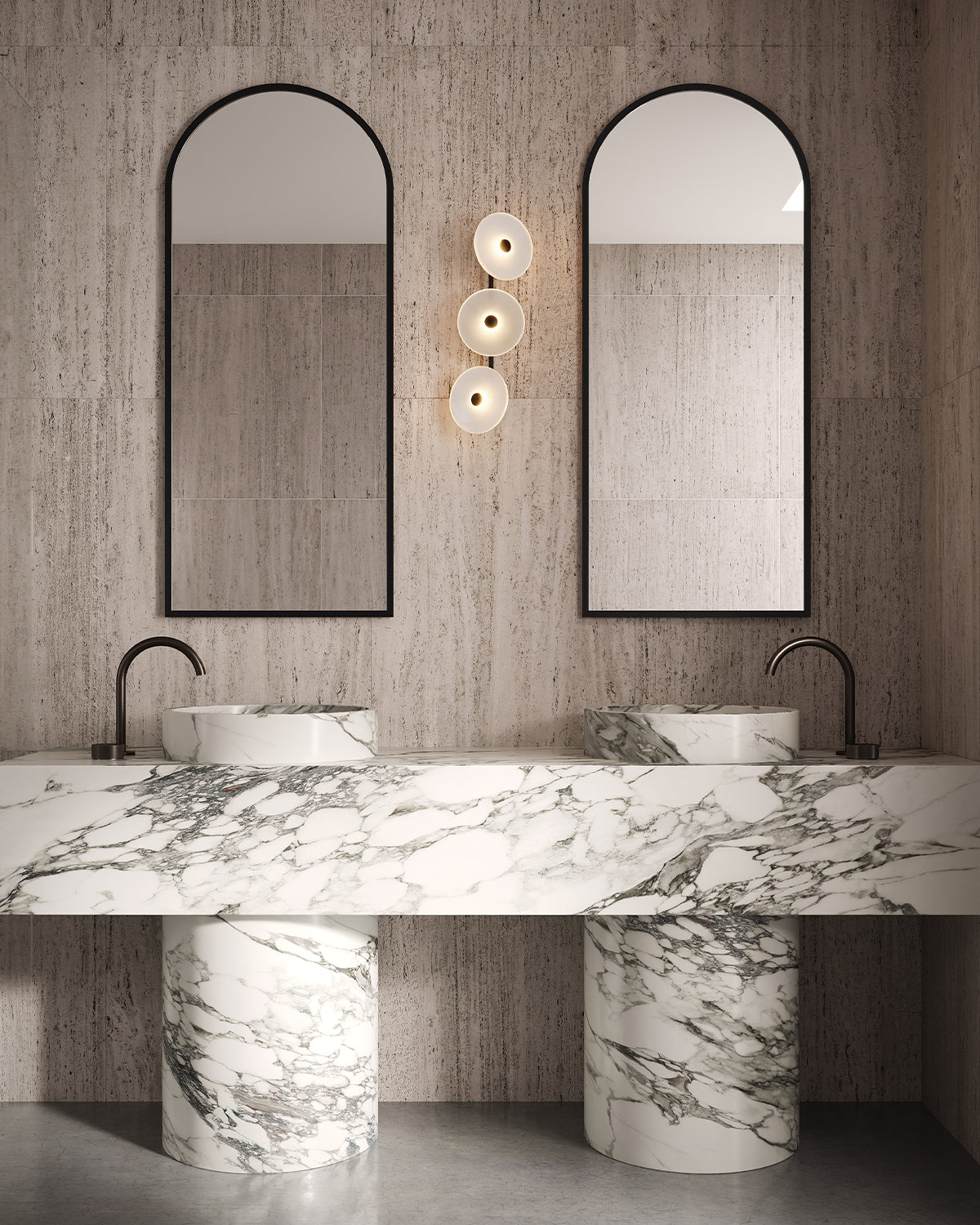 Coral Trio Rod Wall Light