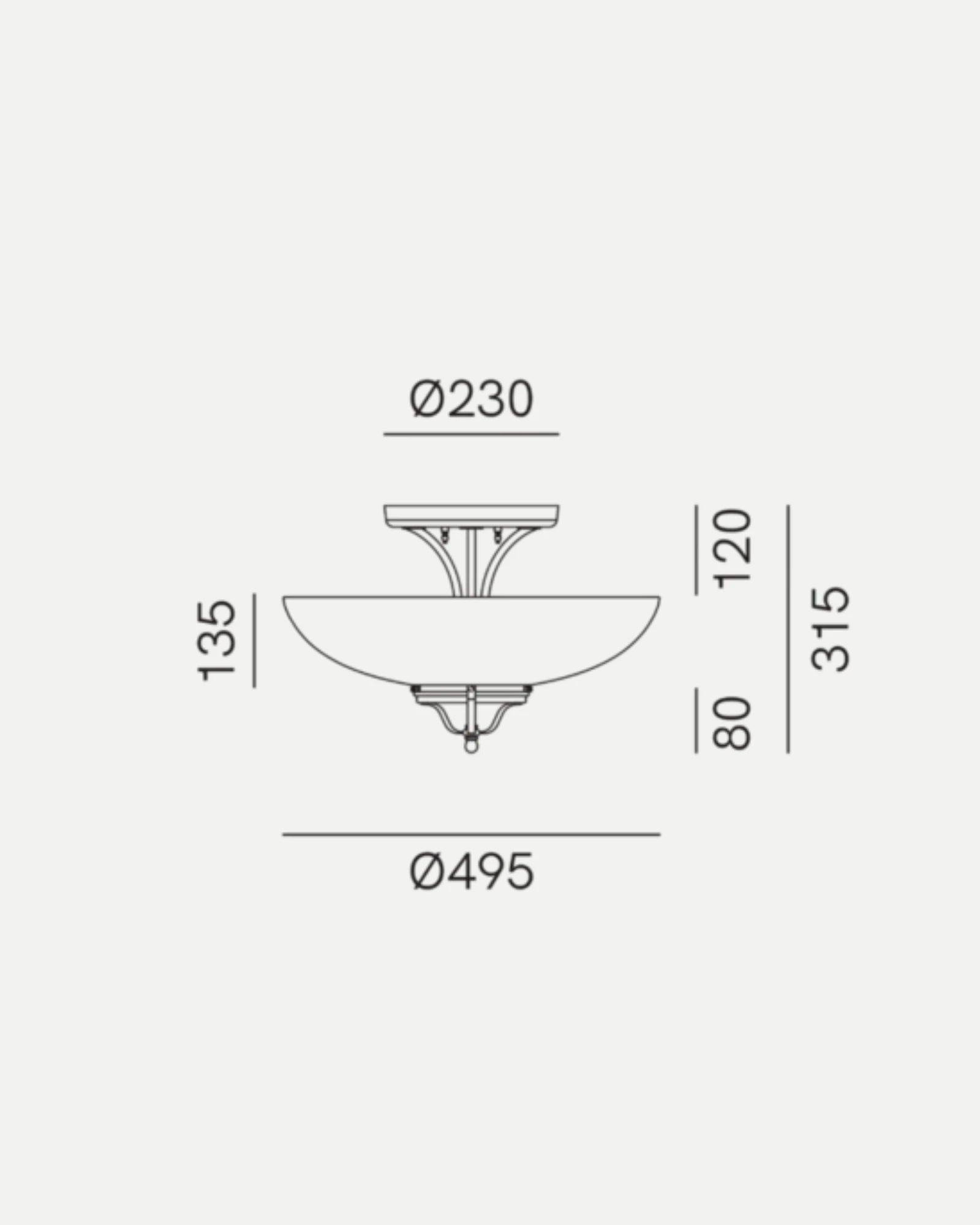 Country Ceiling Light