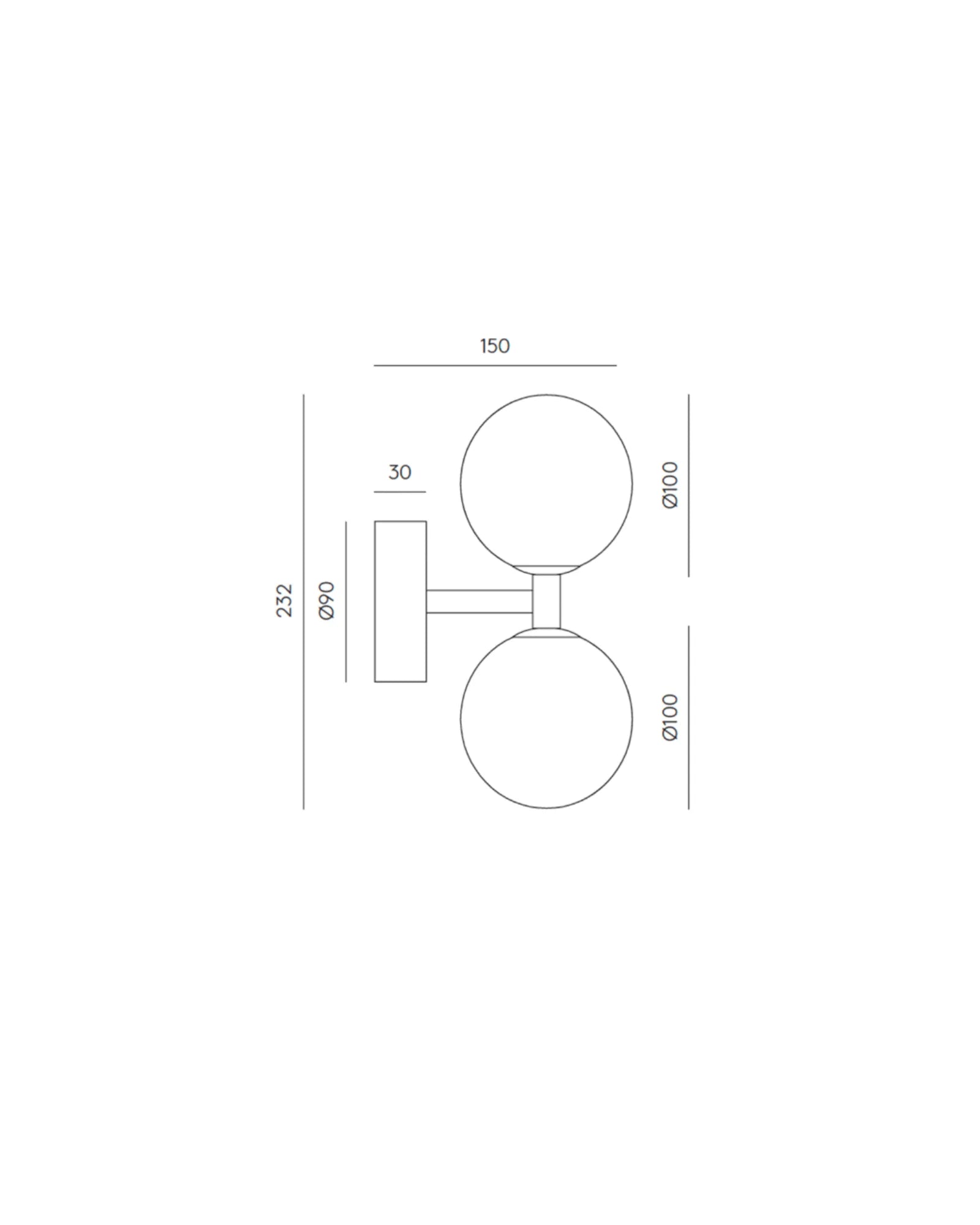 Dalt Wall Light
