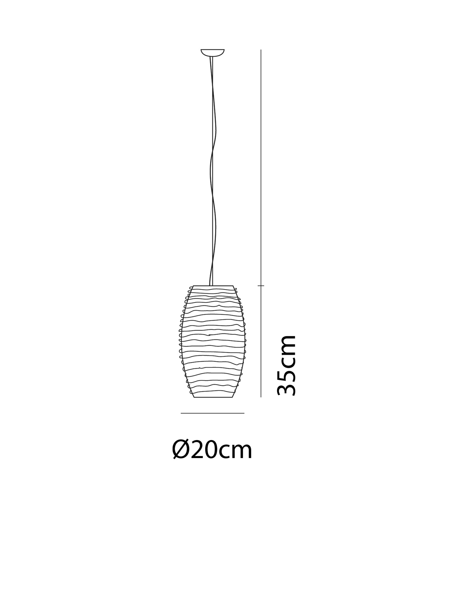 Damasco Pendant Light