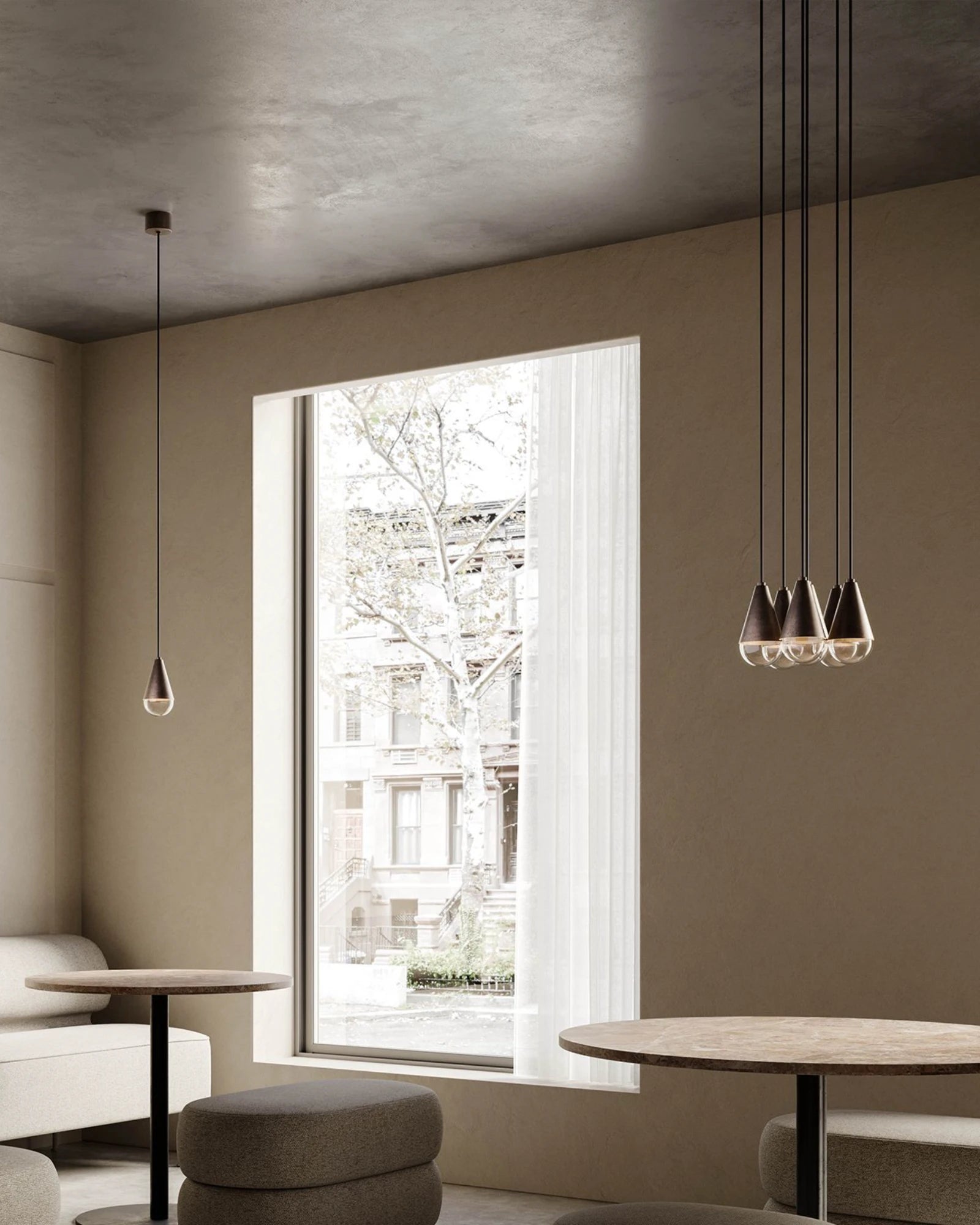 Dew 6lt Pendant Light