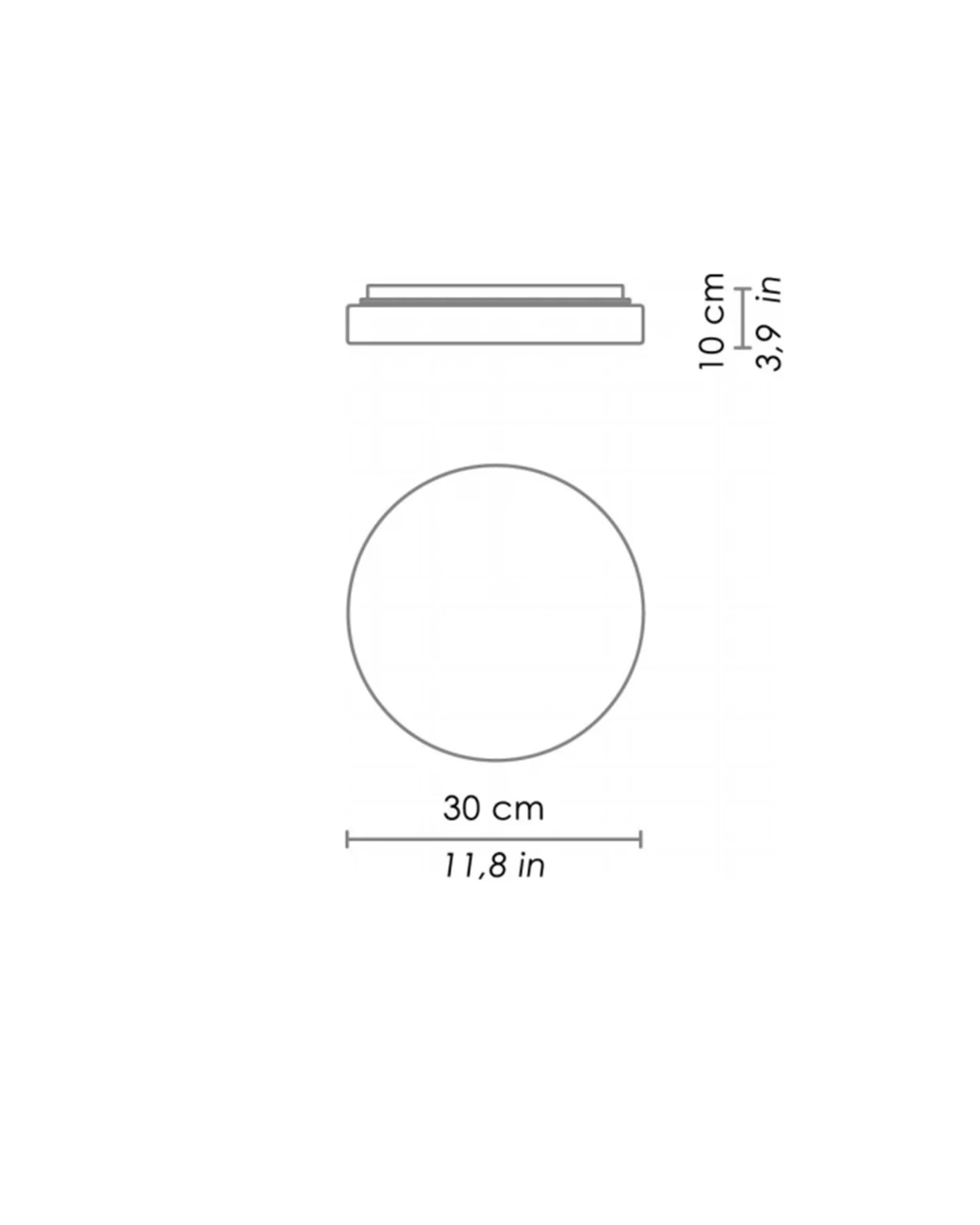 Drum Bayonet Ceiling Light