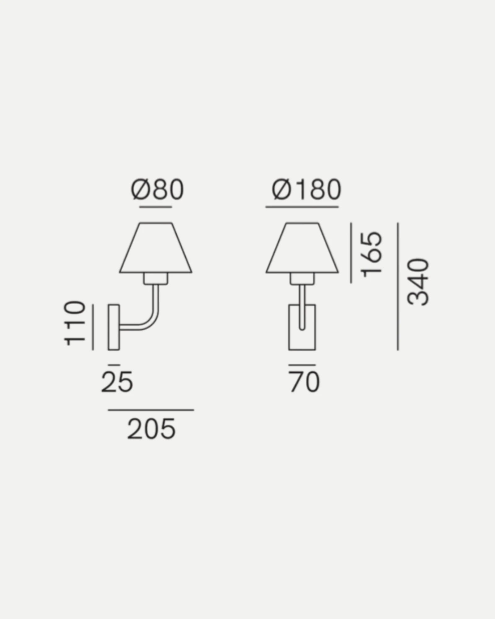 Fiordo Wall Light
