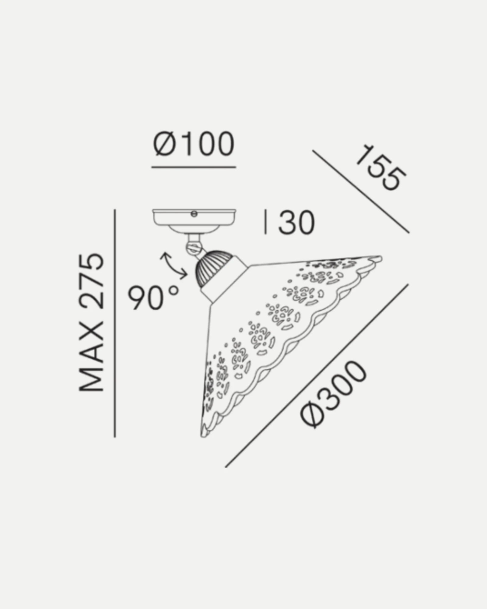 Fiori Di Pizzo Ceiling Light