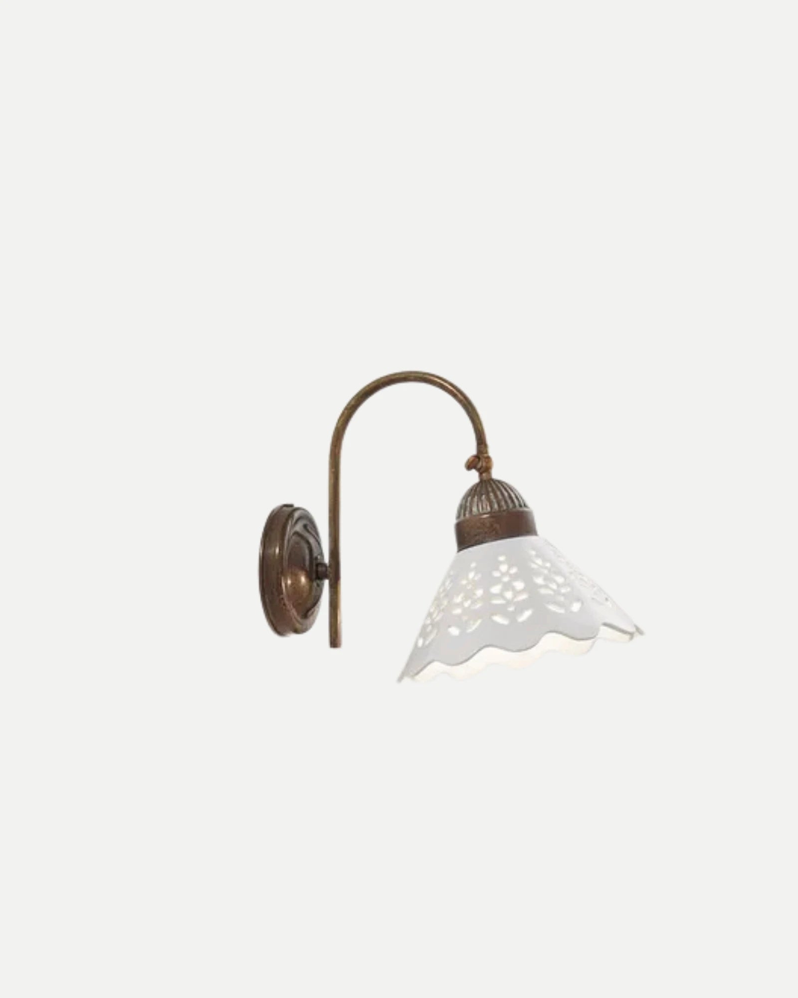 Fiori Di Pizzo Gooseneck Wall Light