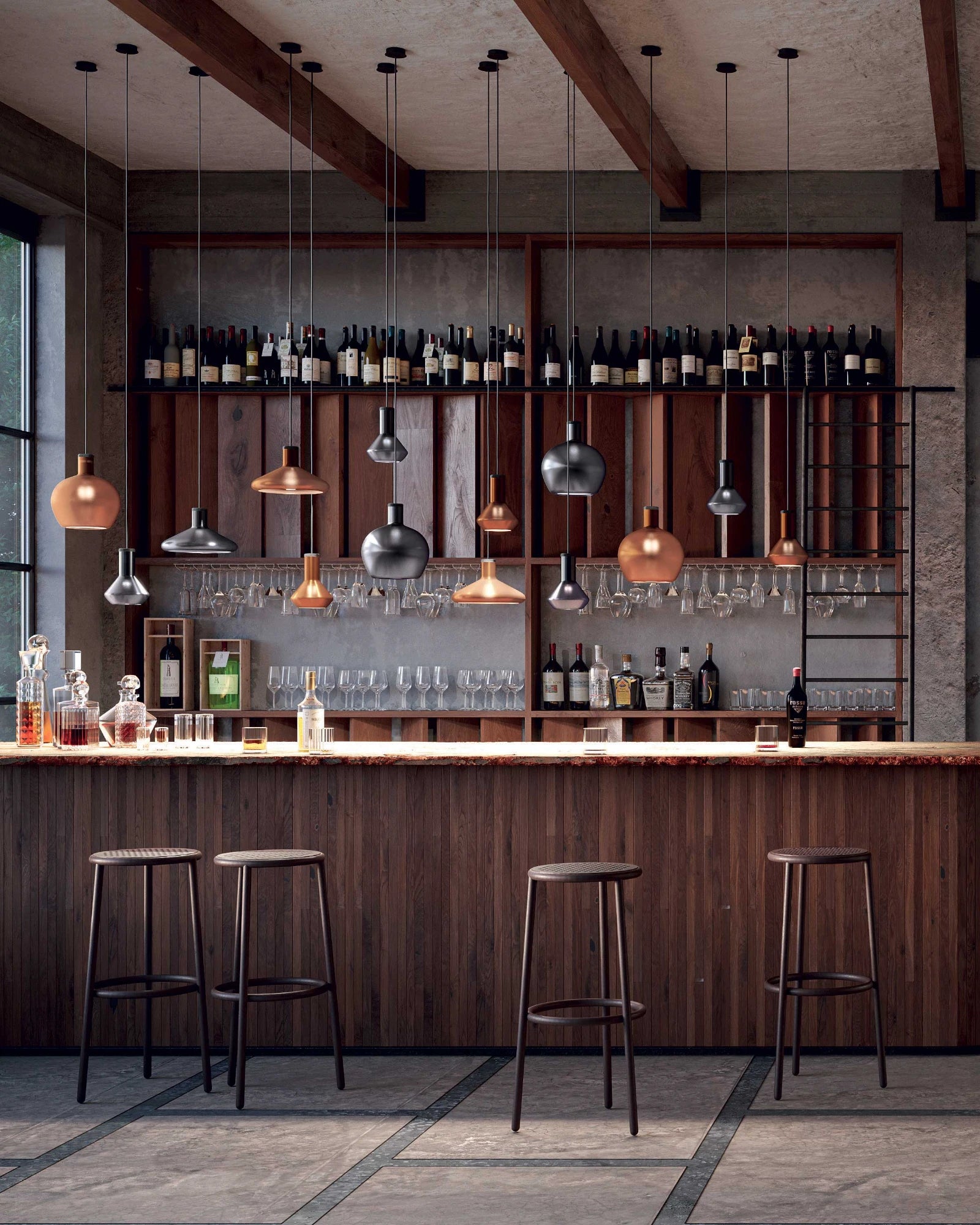 Flask Pendant Light