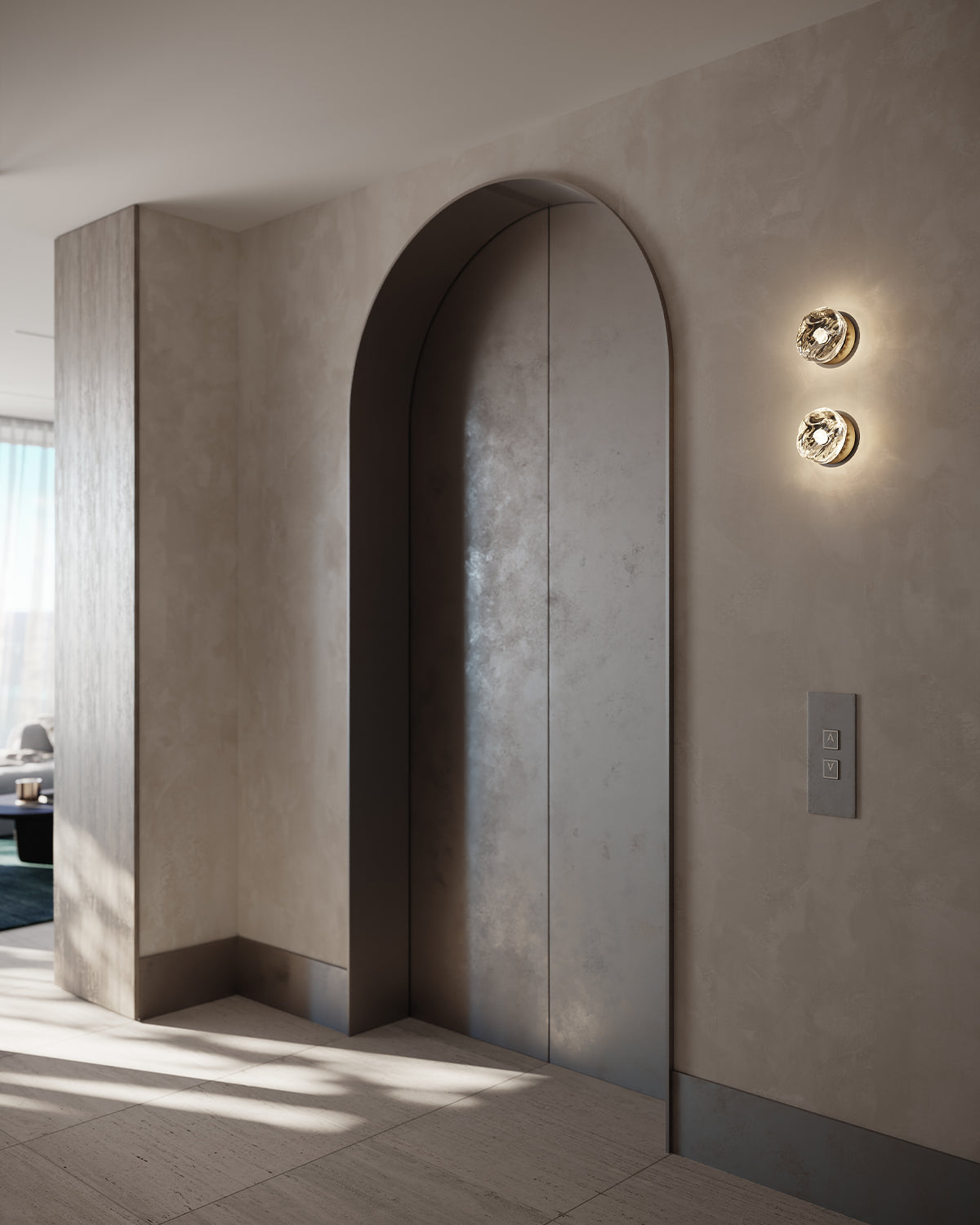 Flo Round Wall Light