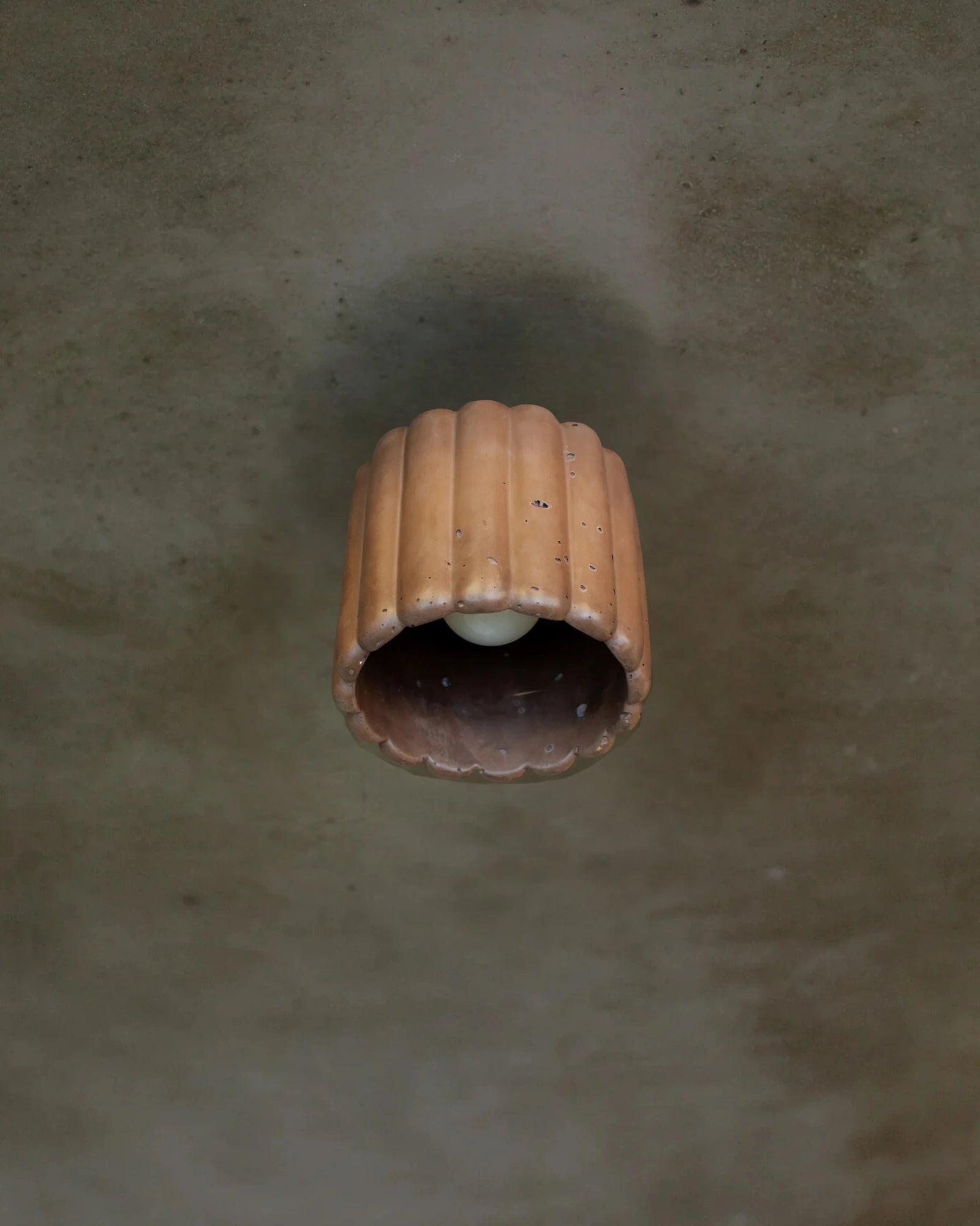 Fluted Ceiling Light