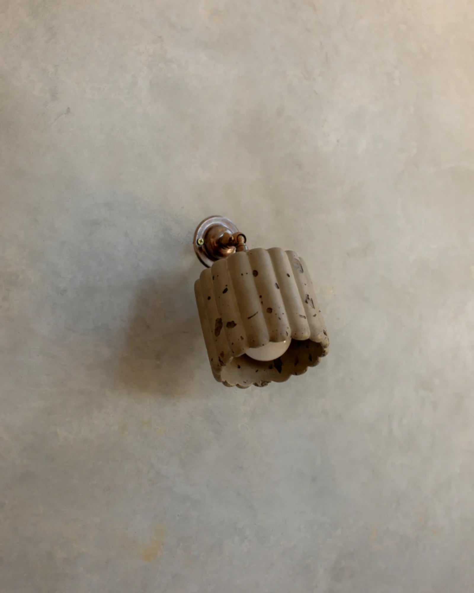 Fluted Knuckle Wall Light