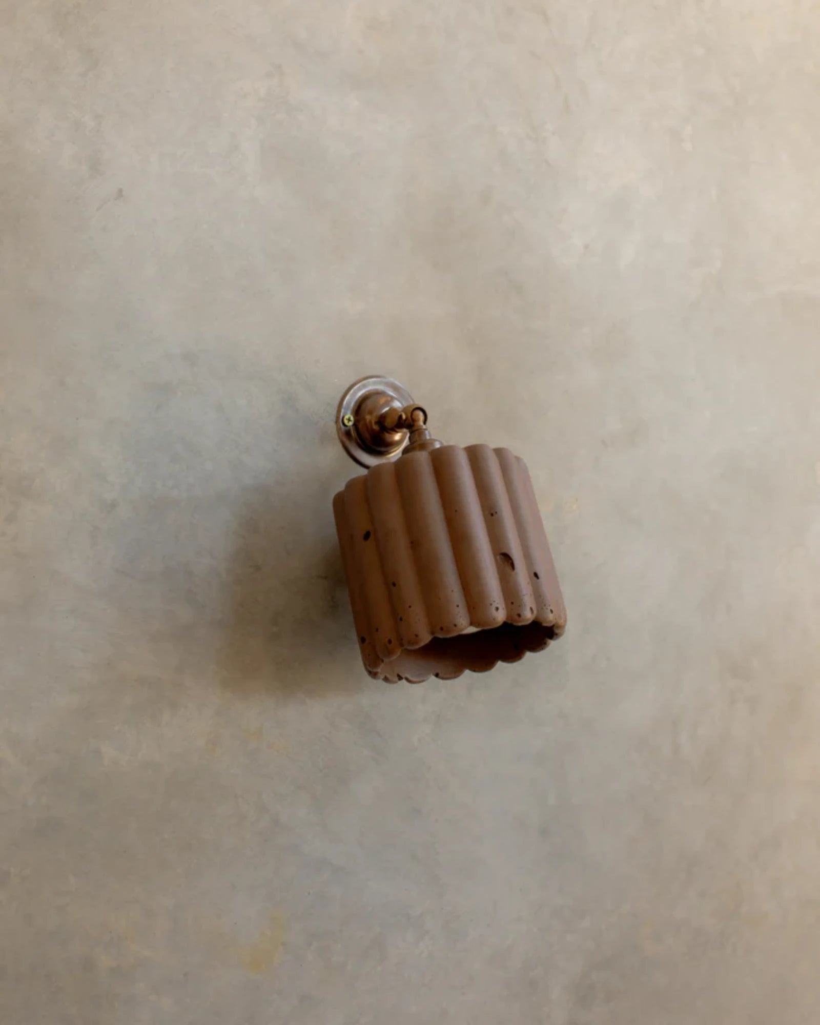 Fluted Knuckle Wall Light