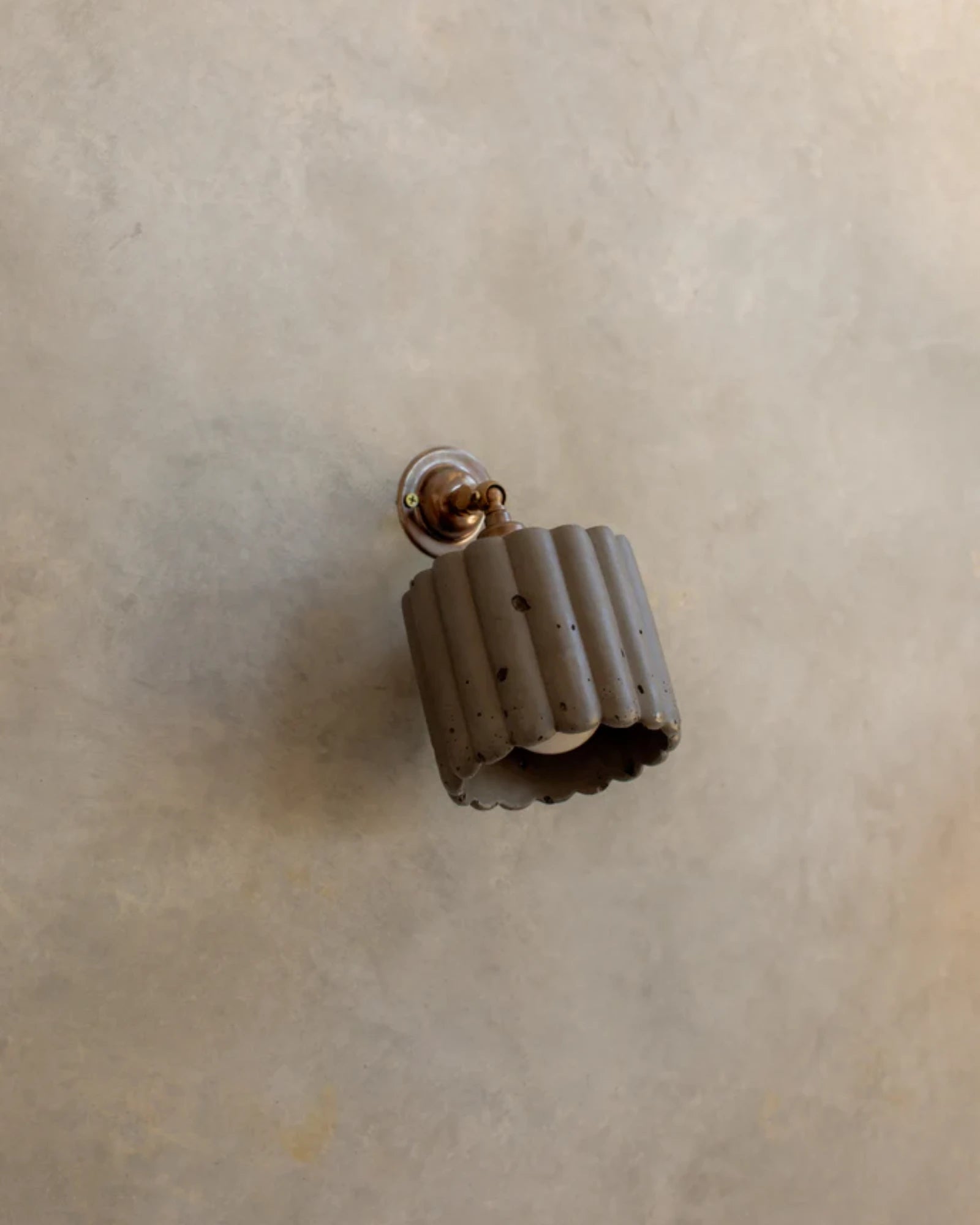 Fluted Knuckle Wall Light