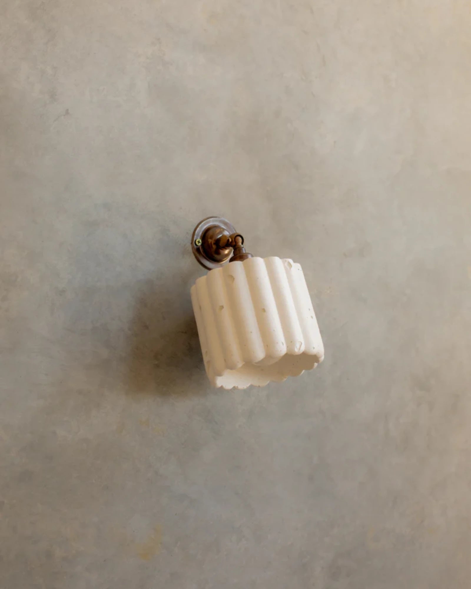 Fluted Knuckle Wall Light