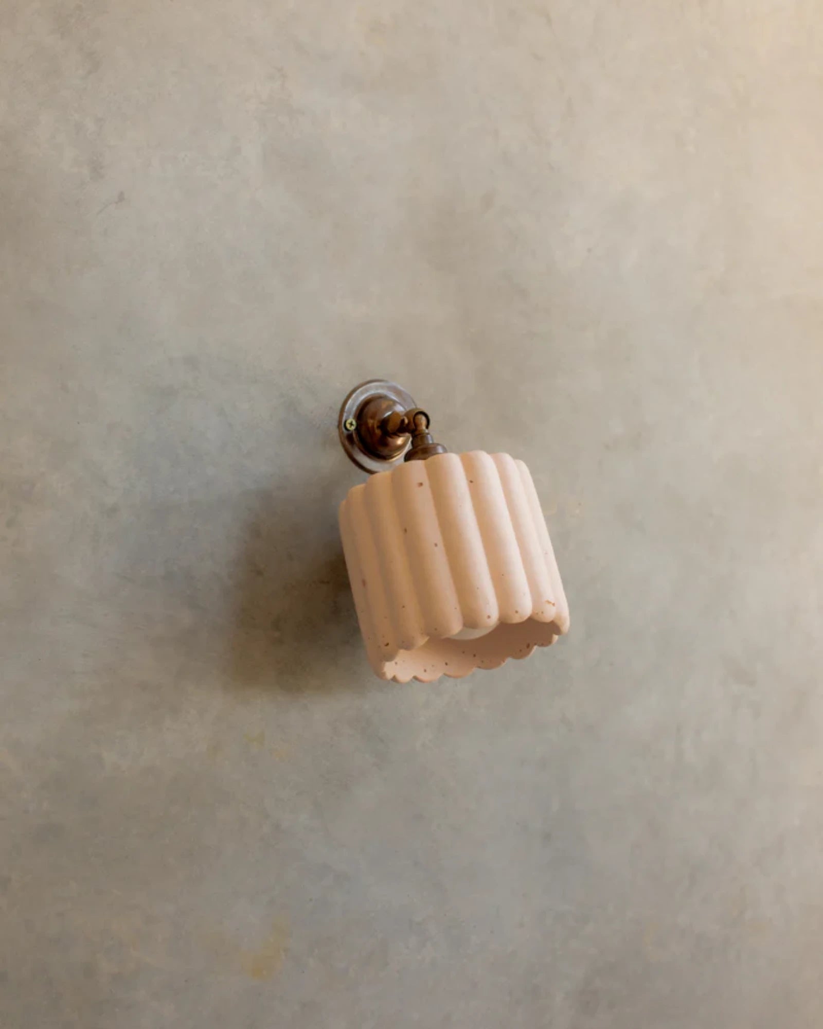 Fluted Knuckle Wall Light