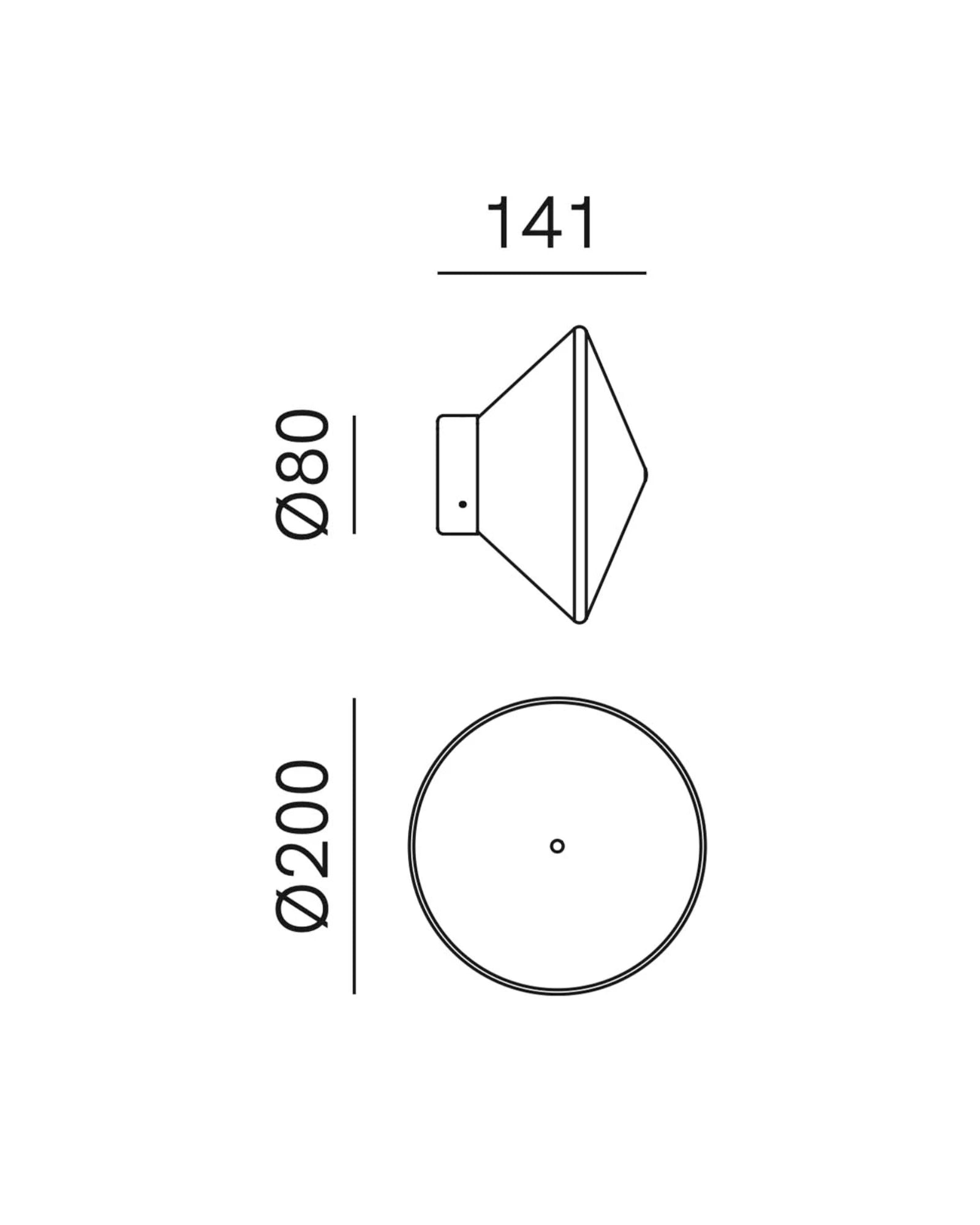Foam Diamond Wall Light