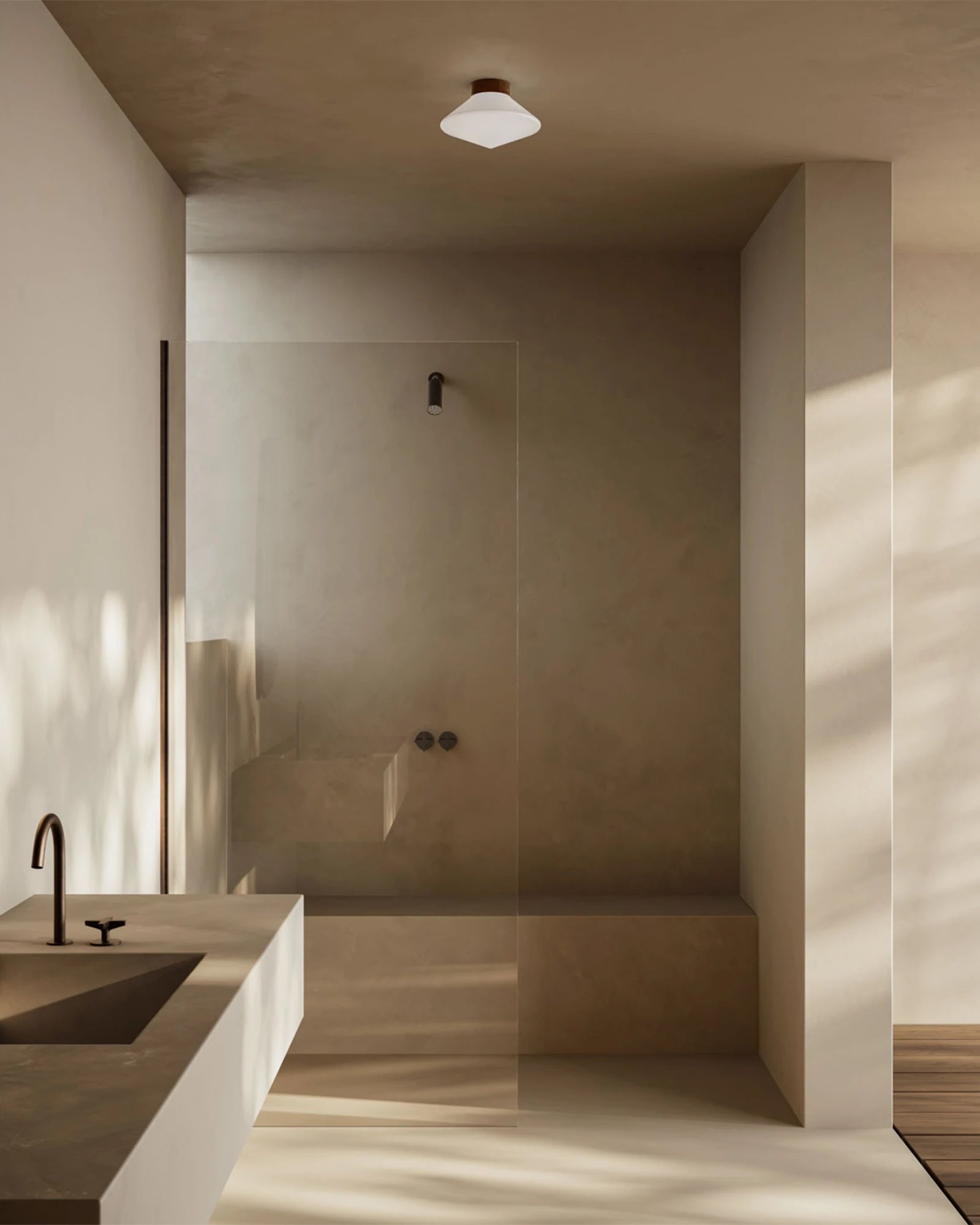 Foam Diamond Wall Light