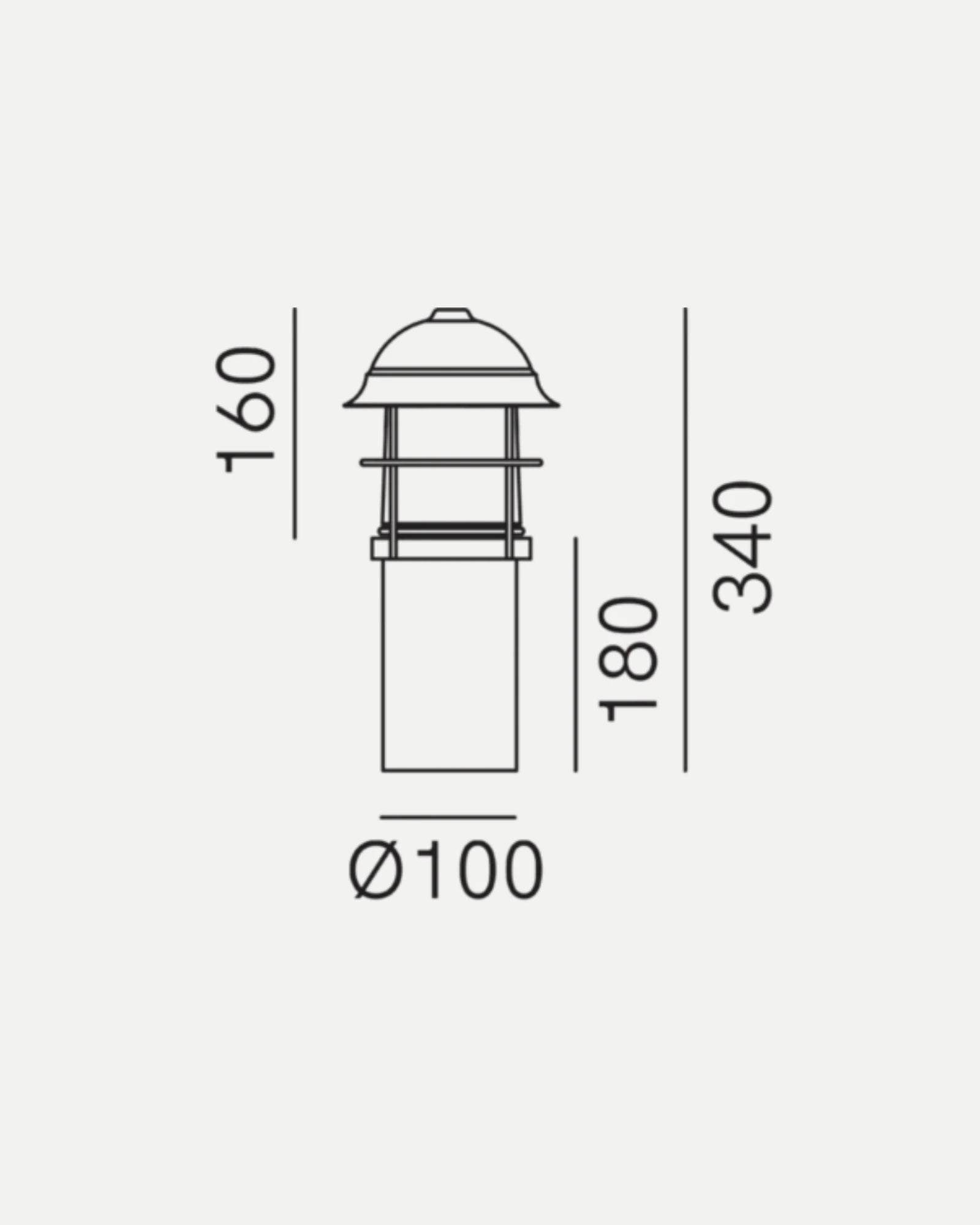 Garden Bollard Light