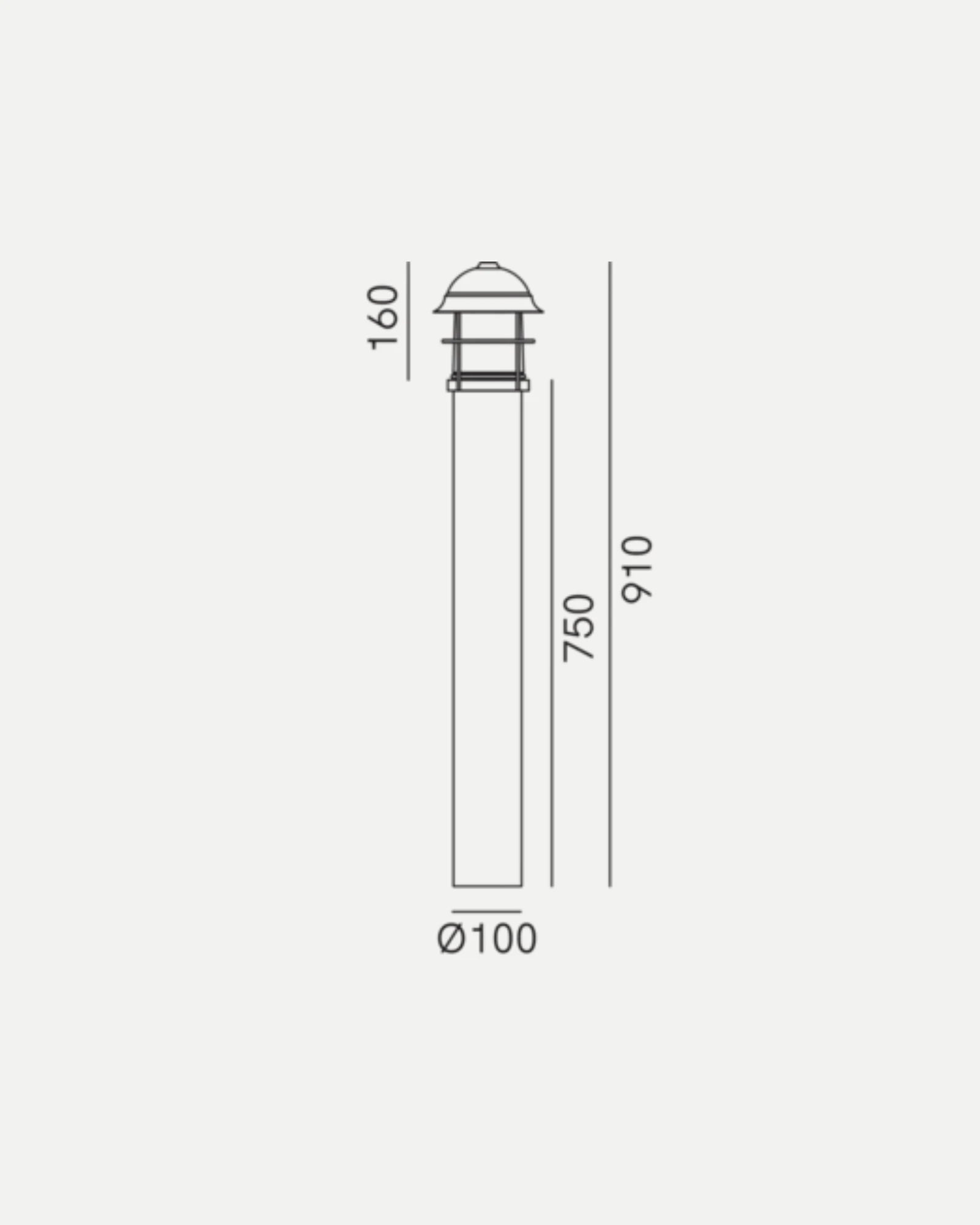 Garden Bollard Light