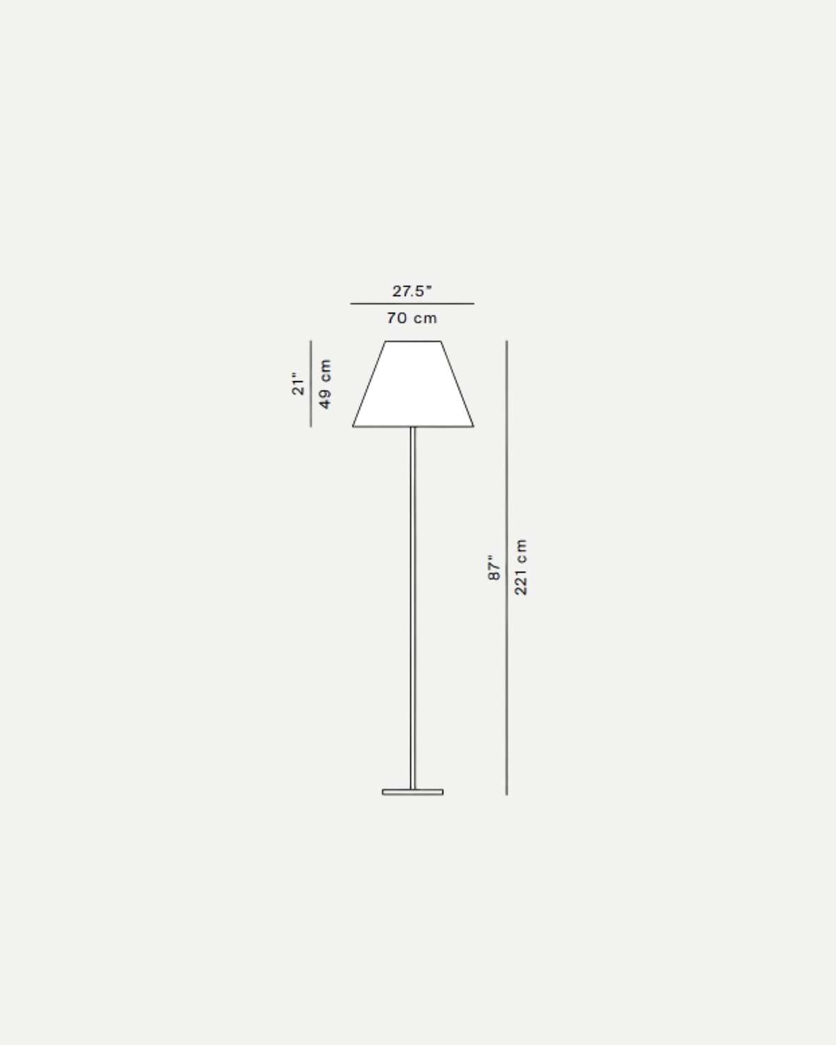 Grande Costanza Outdoor Floor Lamp