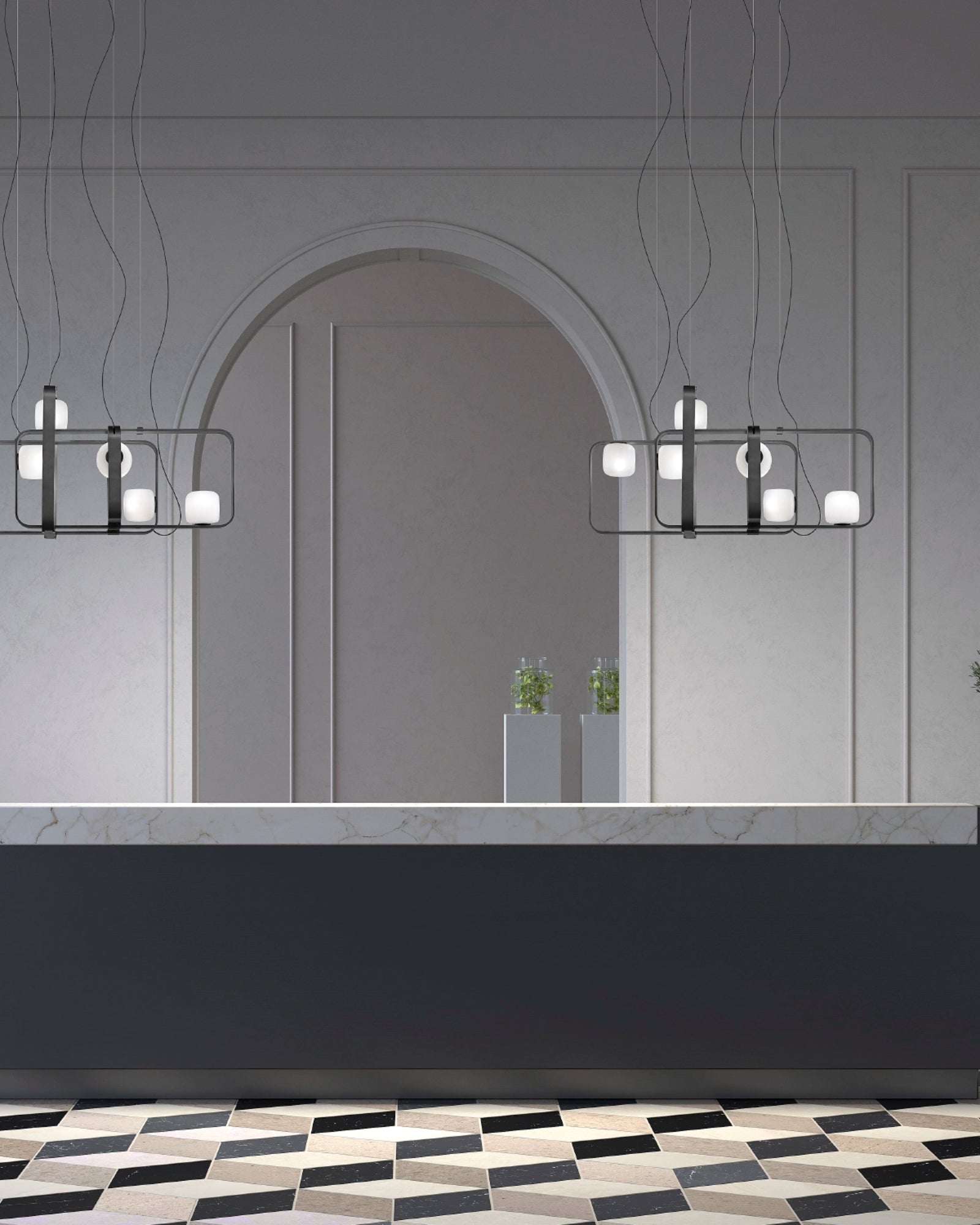 Groove 6lt Pendant Light
