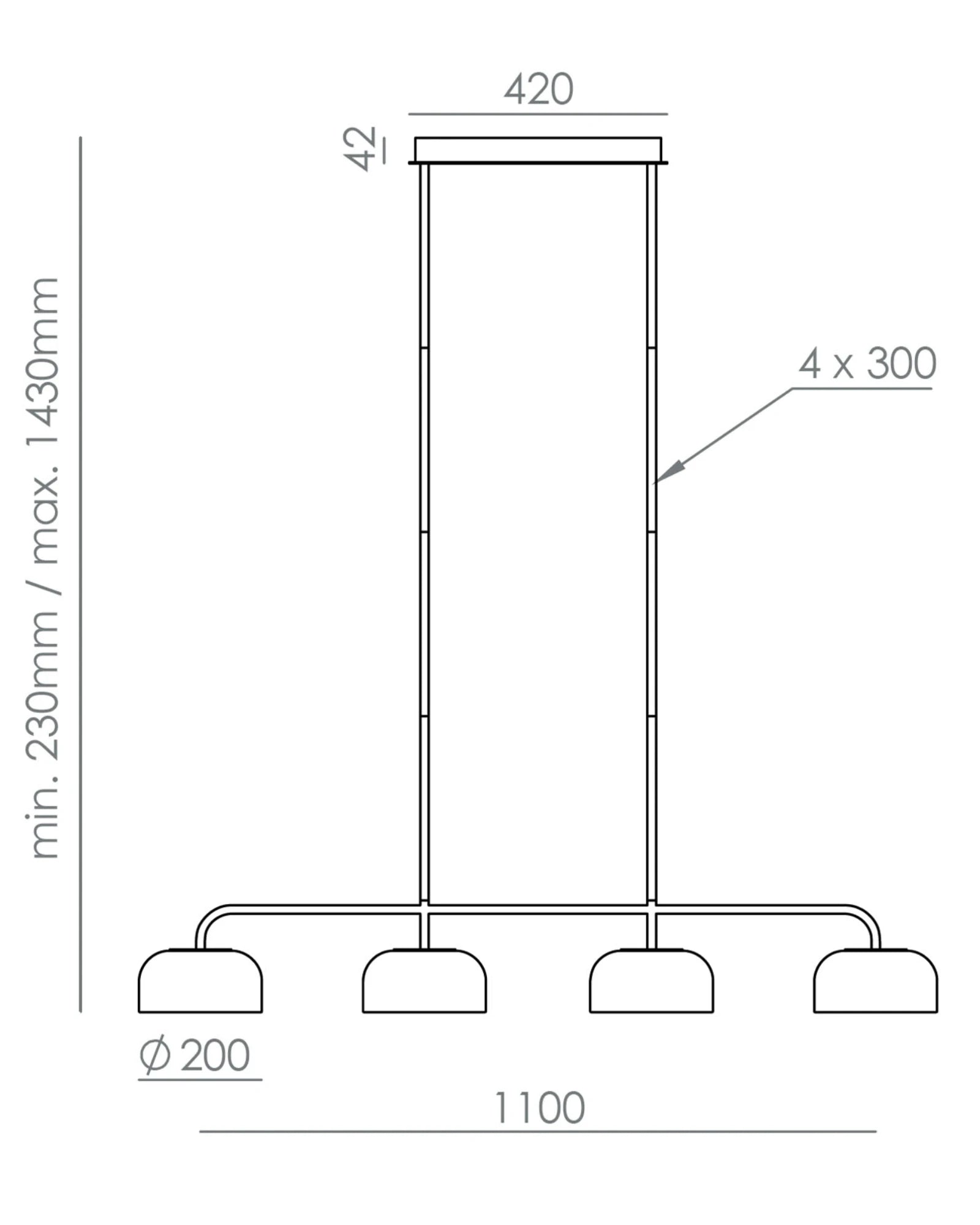 Ipon Linear Pendant Light