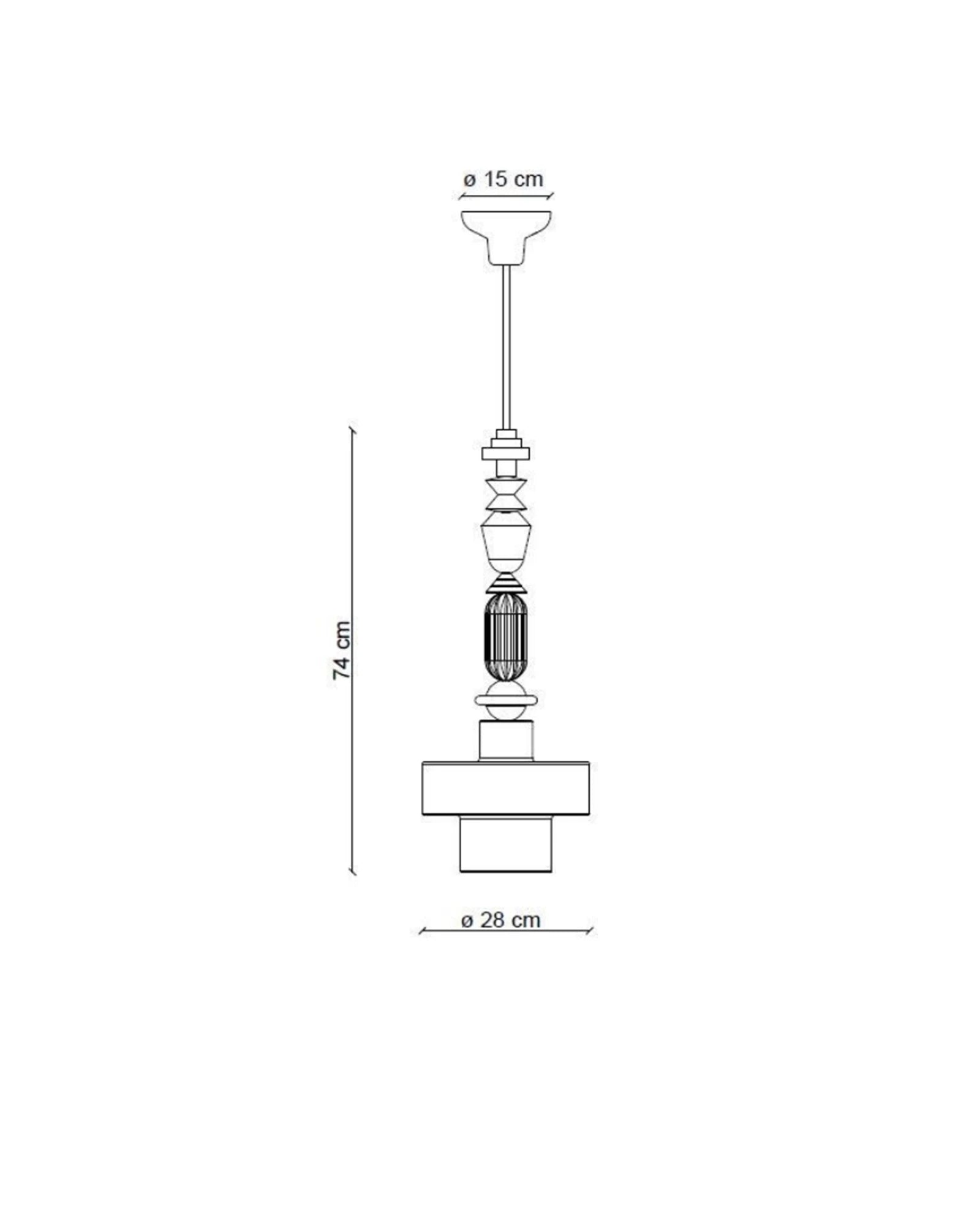 Lariat Cylinder Pendant Light