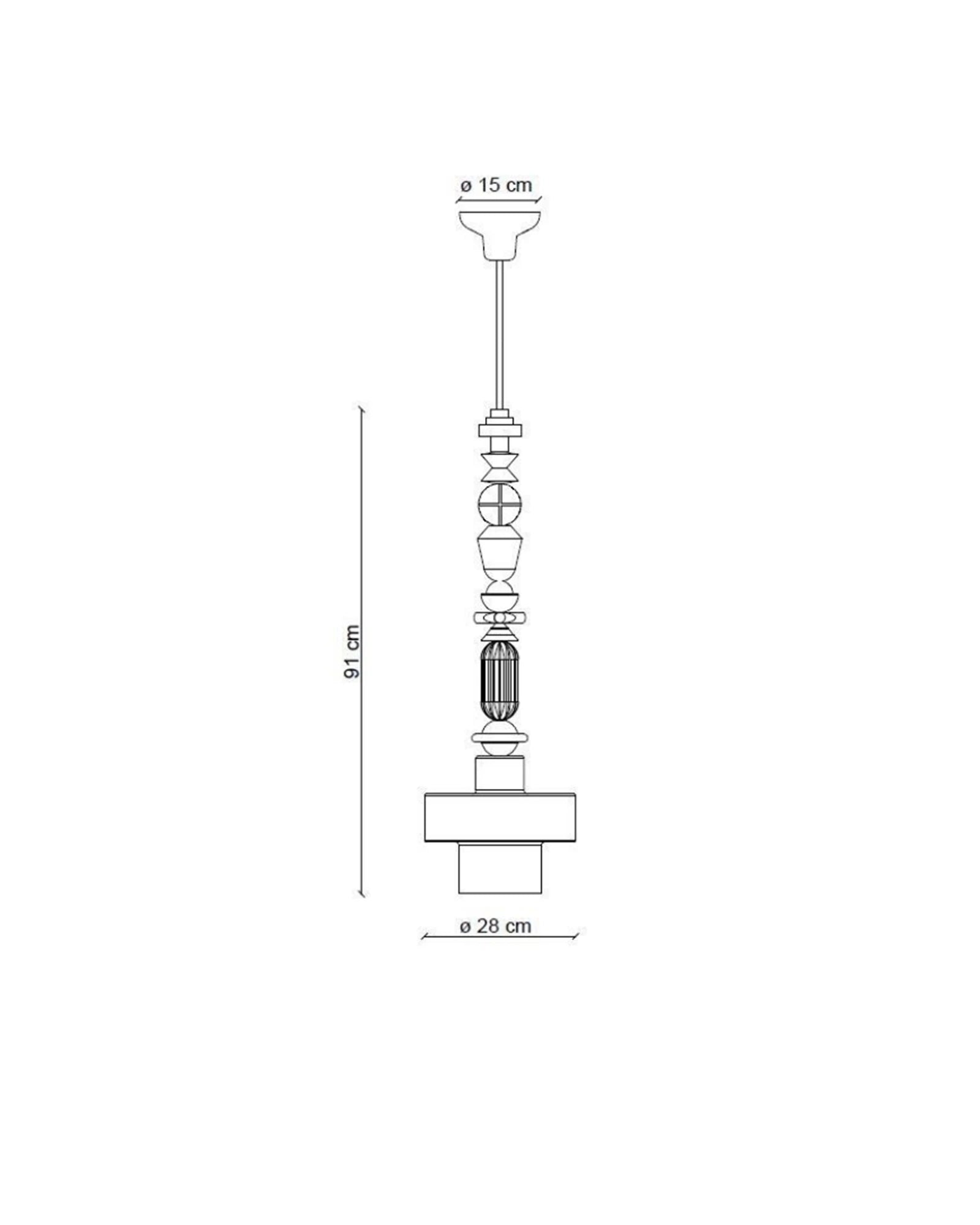 Lariat Cylinder Pendant Light