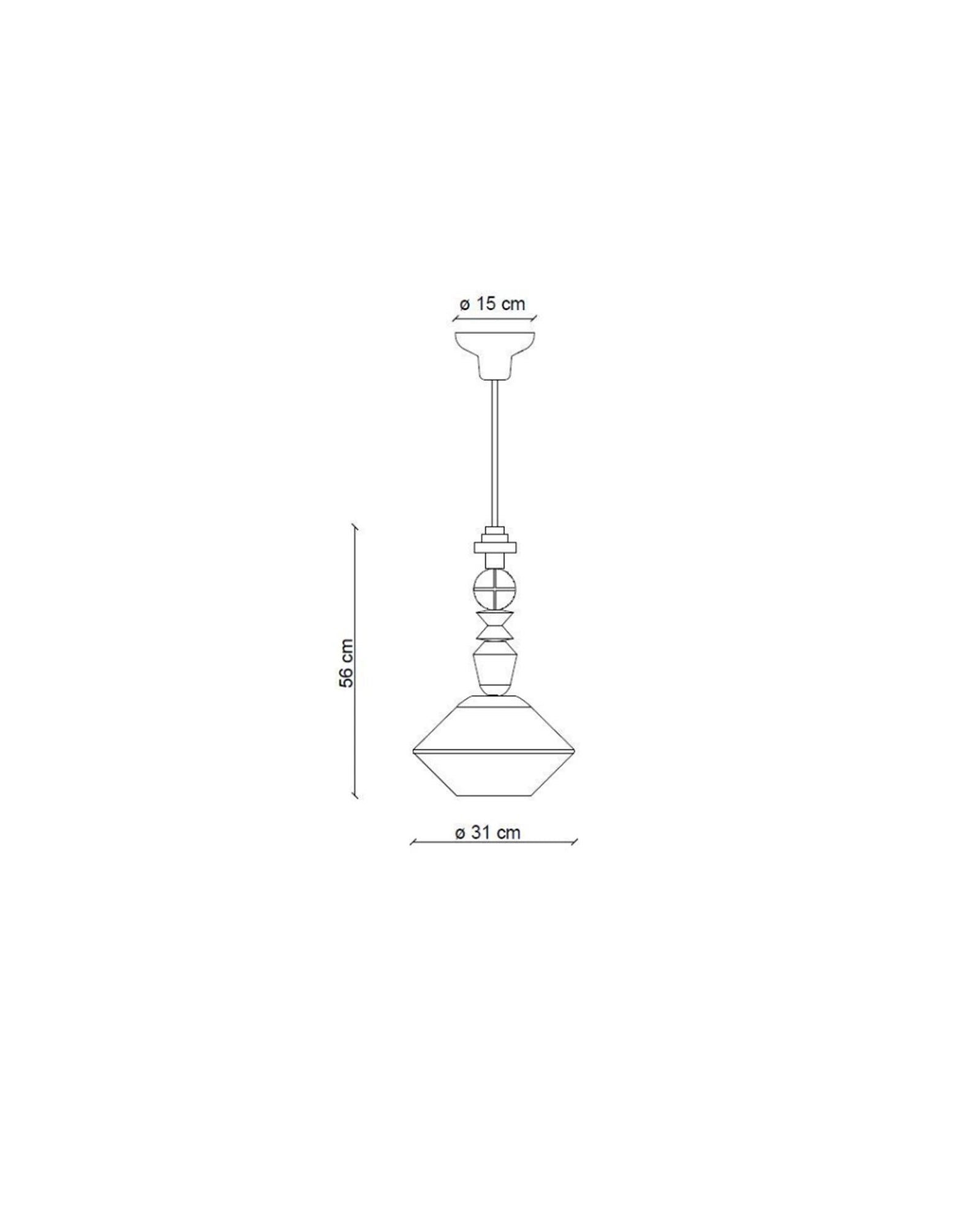 Lariat Diamond Pendant Light