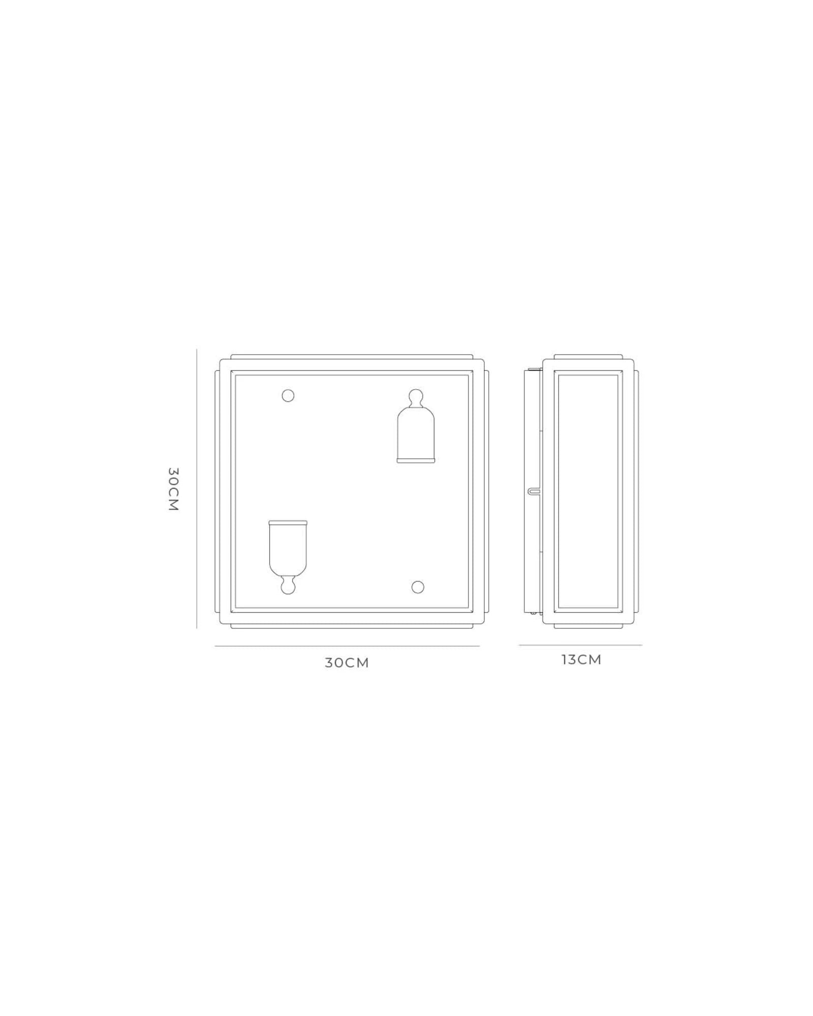 Lille 2lt Wall Light