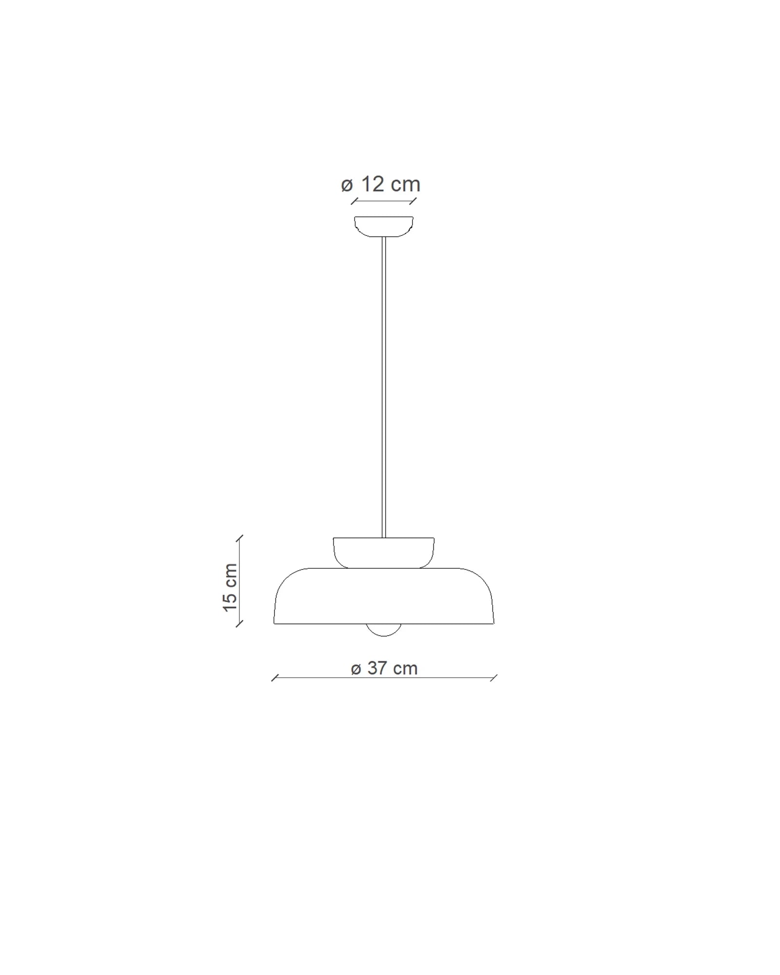 Maracanà 150 Pendant Light