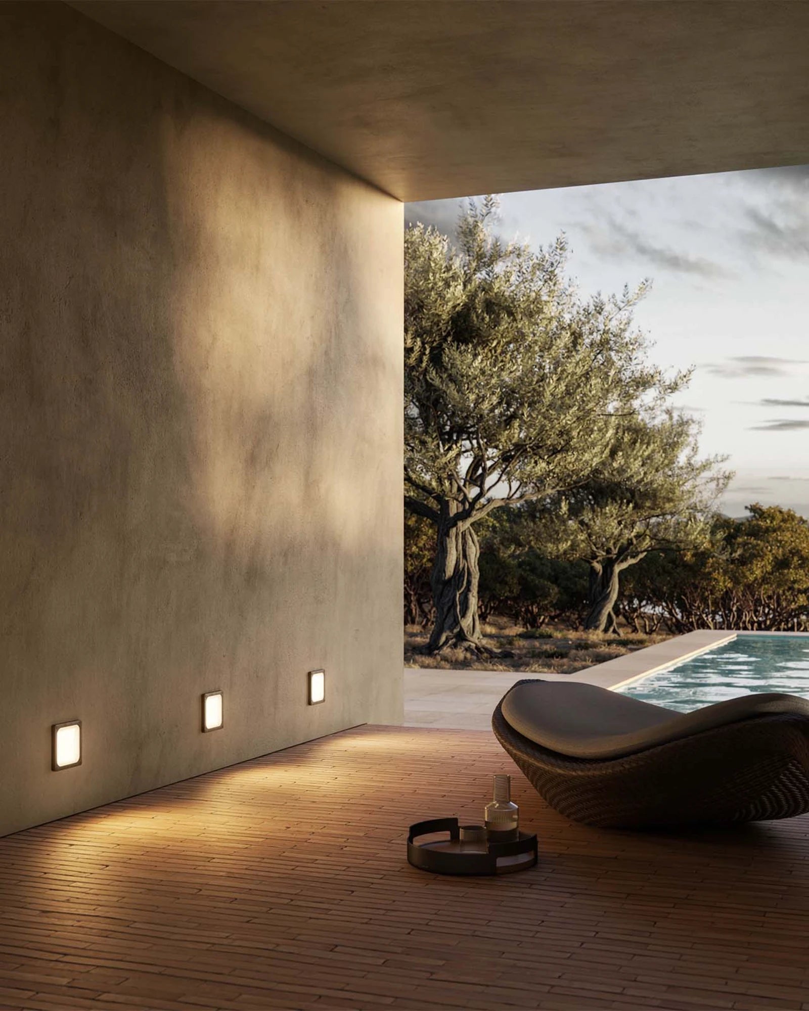 Marina Square Wall Light